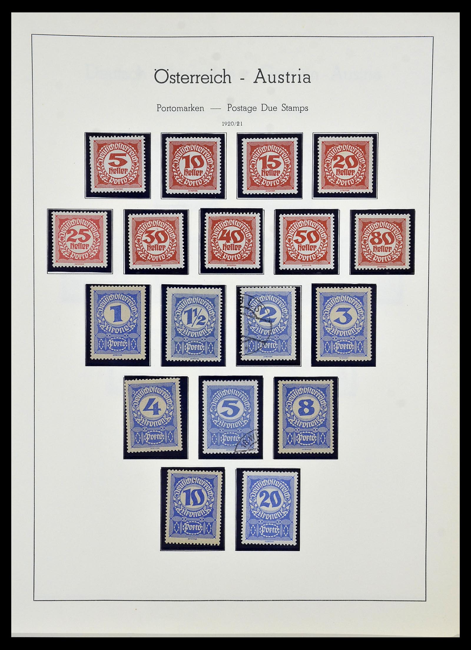 34150 056 - Postzegelverzameling 34150 Oostenrijk en gebieden 1850-1975.
