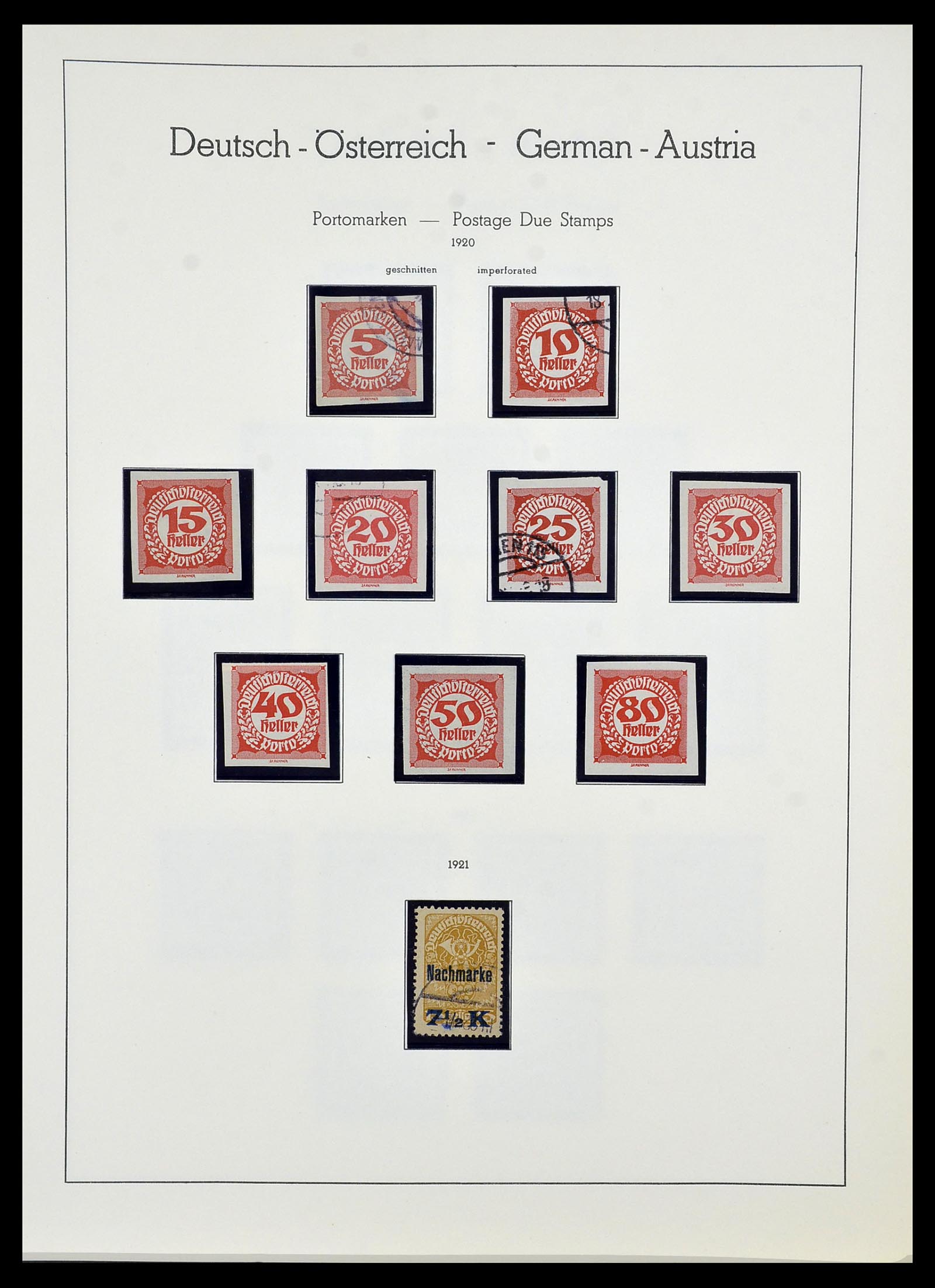 34150 057 - Postzegelverzameling 34150 Oostenrijk en gebieden 1850-1975.