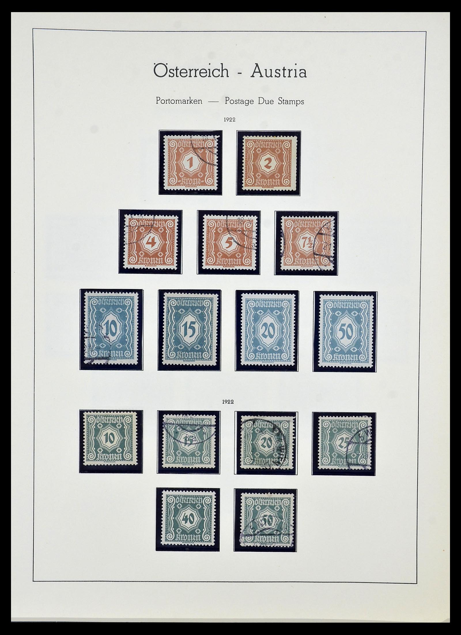 34150 058 - Postzegelverzameling 34150 Oostenrijk en gebieden 1850-1975.