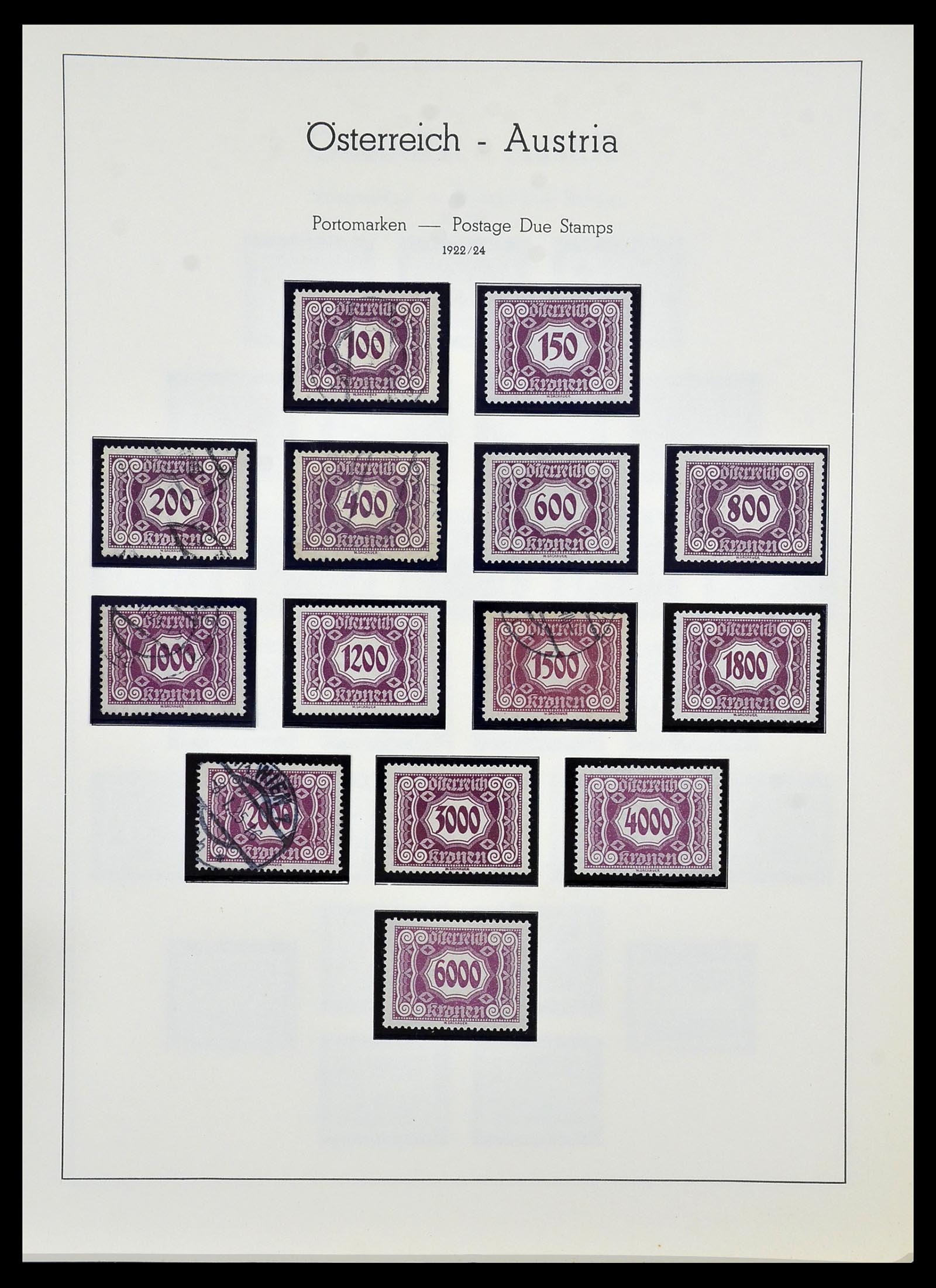 34150 059 - Postzegelverzameling 34150 Oostenrijk en gebieden 1850-1975.