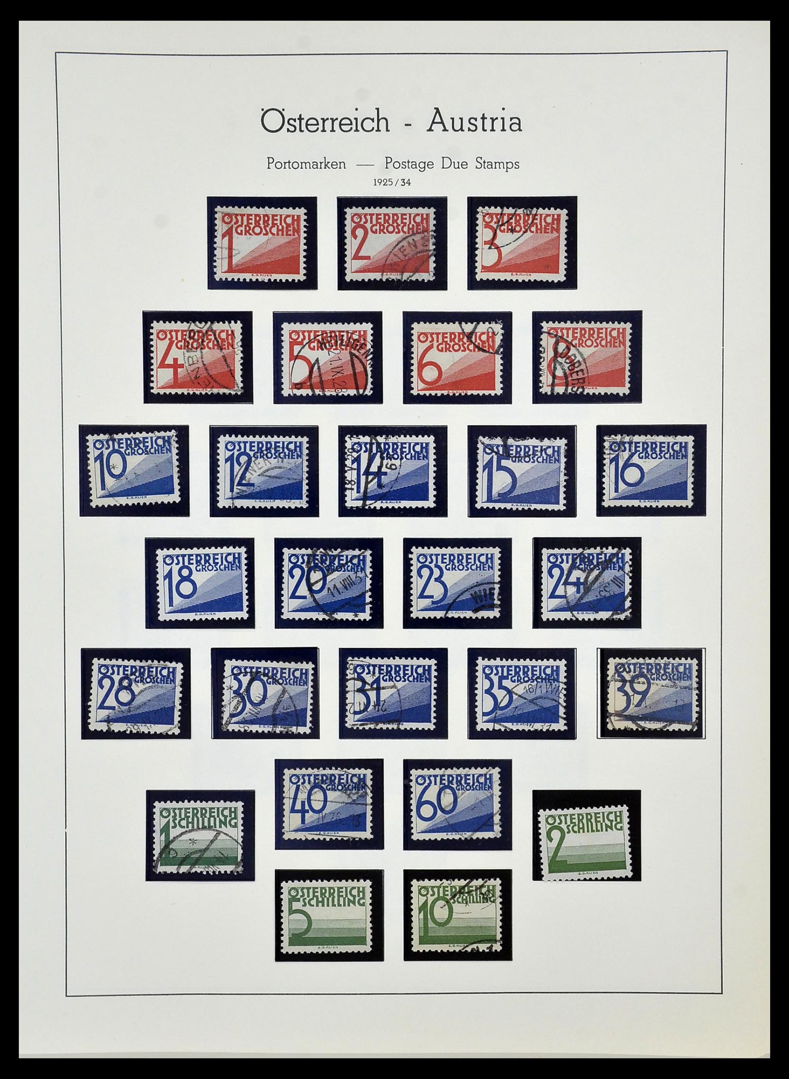 34150 060 - Postzegelverzameling 34150 Oostenrijk en gebieden 1850-1975.