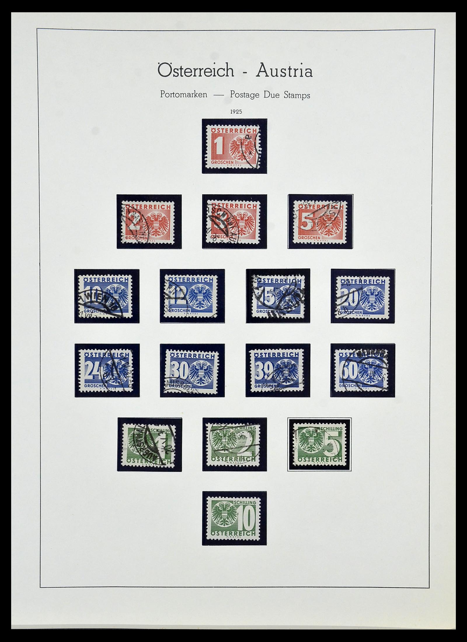 34150 061 - Postzegelverzameling 34150 Oostenrijk en gebieden 1850-1975.