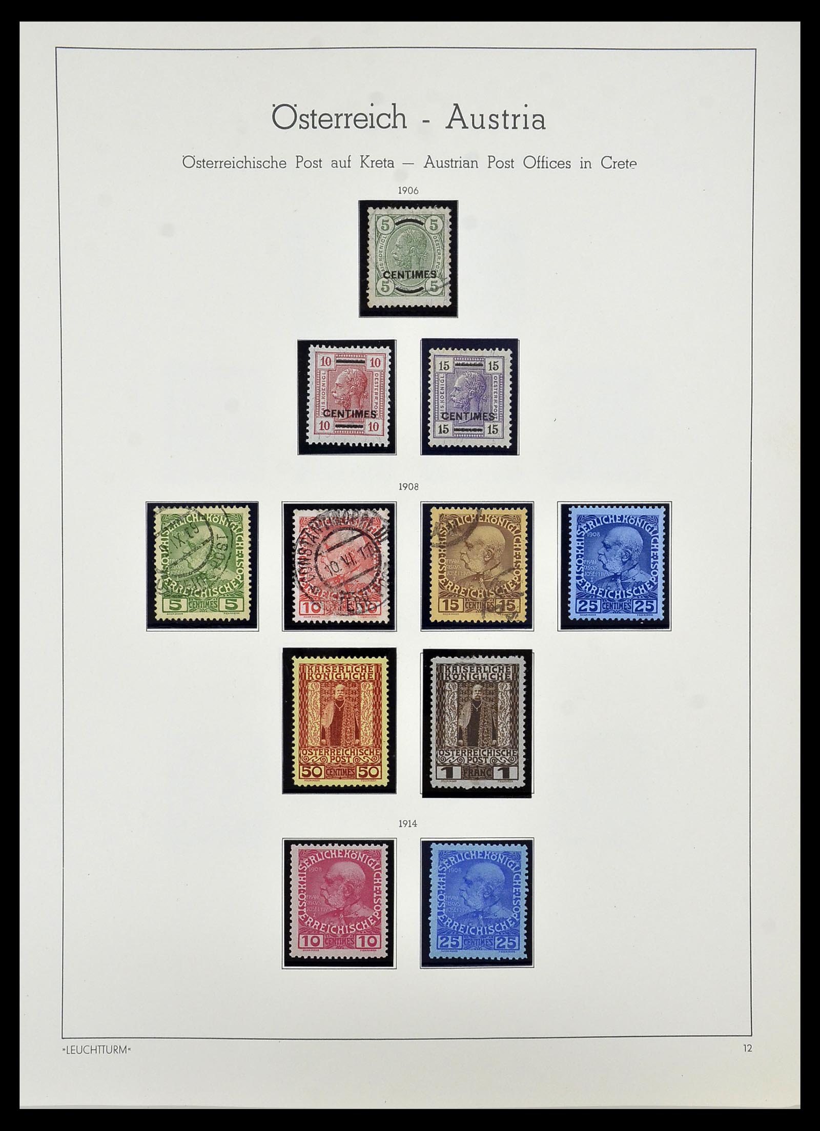 34150 065 - Postzegelverzameling 34150 Oostenrijk en gebieden 1850-1975.