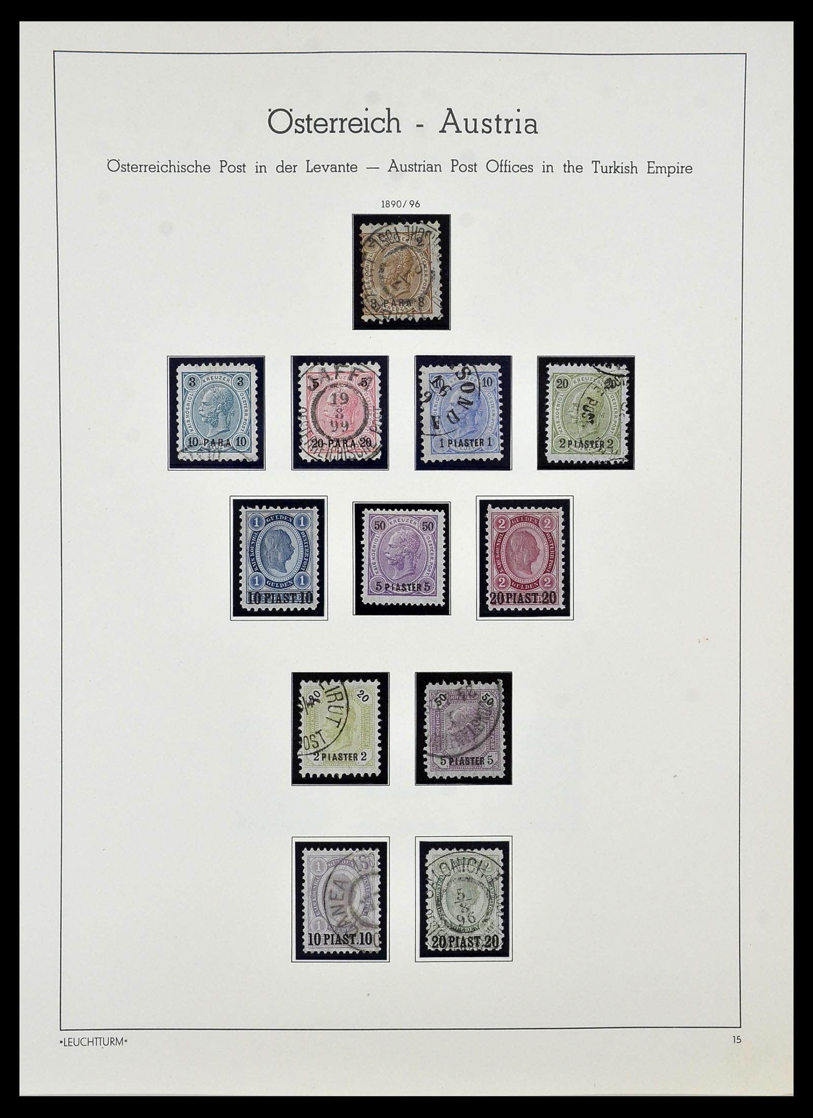 34150 068 - Postzegelverzameling 34150 Oostenrijk en gebieden 1850-1975.