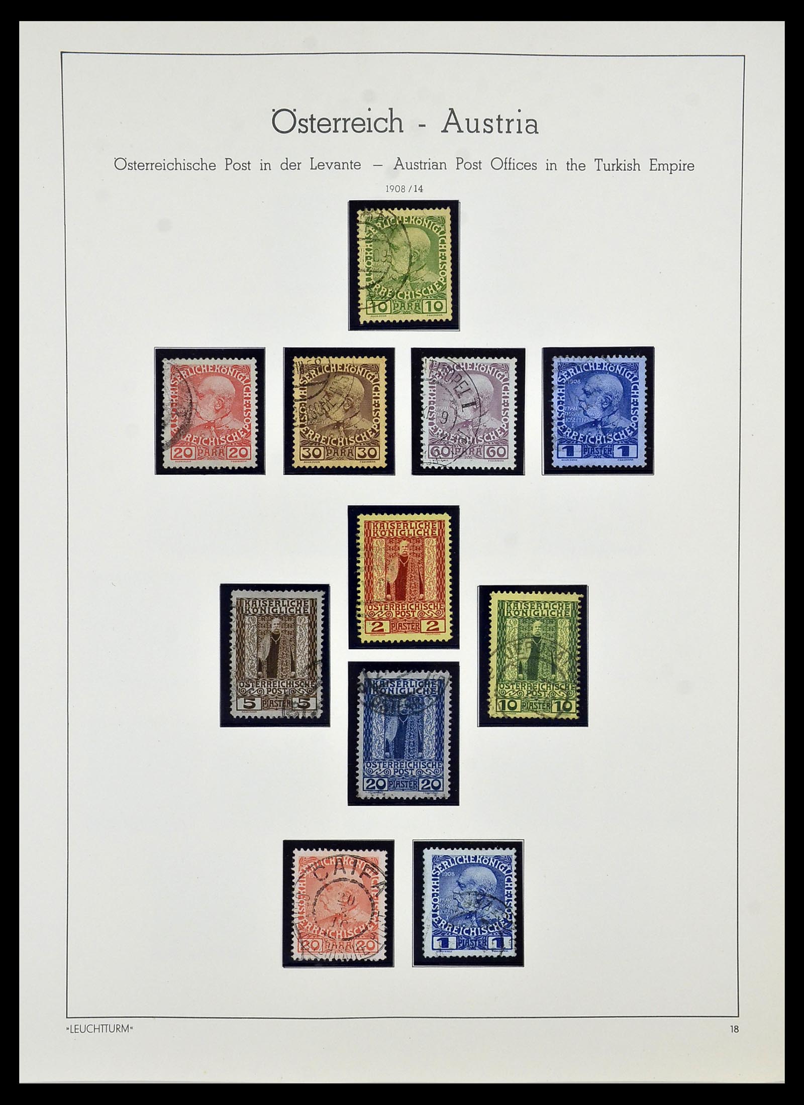 34150 071 - Postzegelverzameling 34150 Oostenrijk en gebieden 1850-1975.