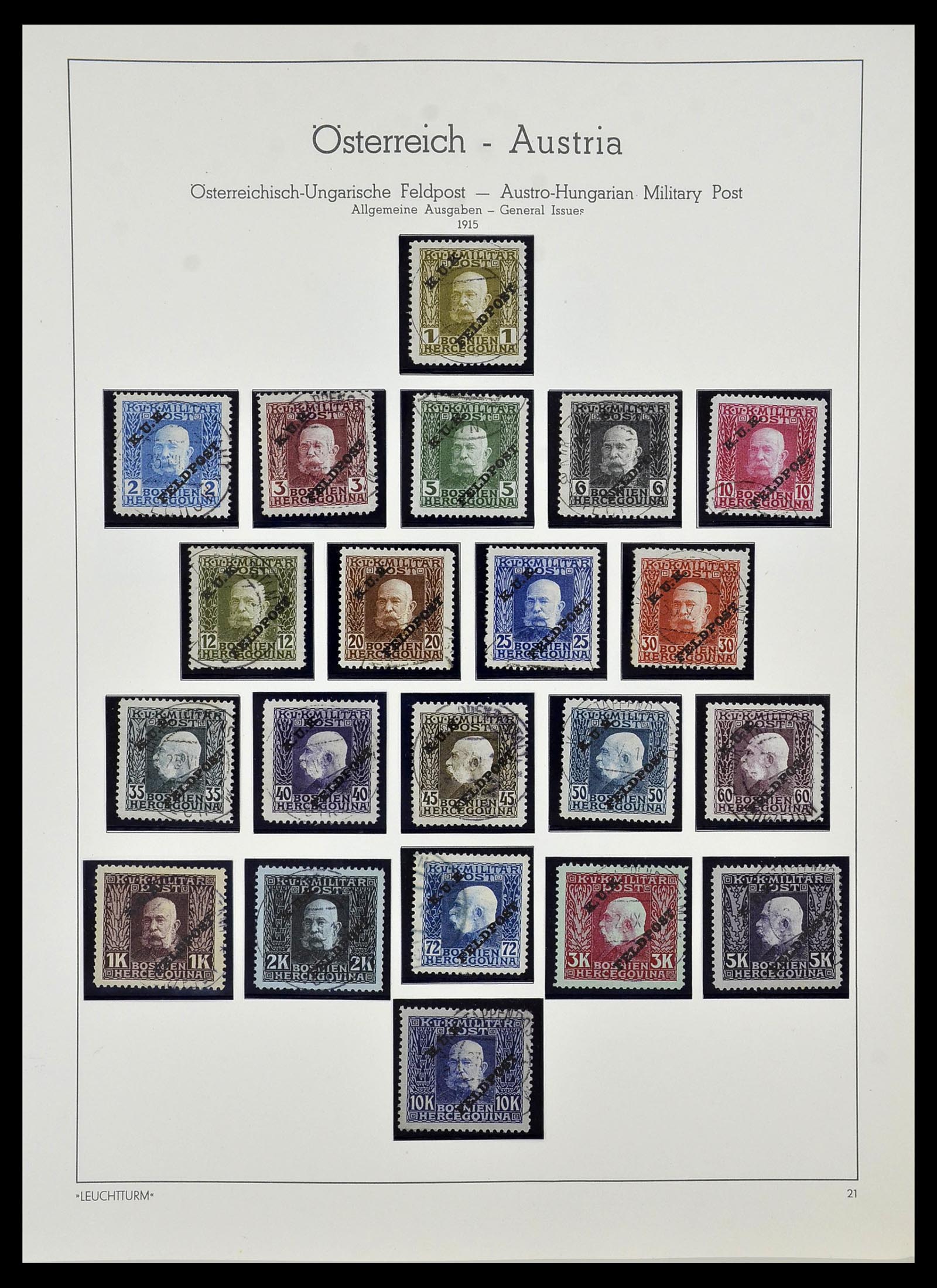 34150 073 - Stamp collection 34150 Austria and territories 1850-1975.