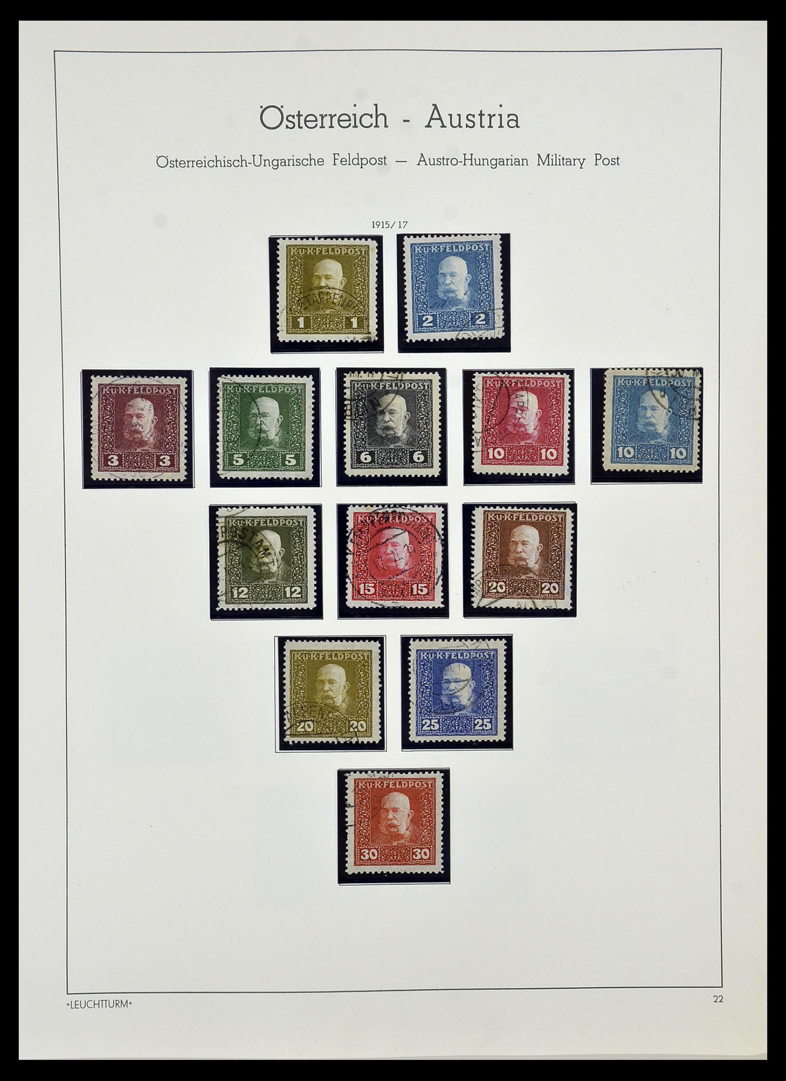 34150 074 - Postzegelverzameling 34150 Oostenrijk en gebieden 1850-1975.