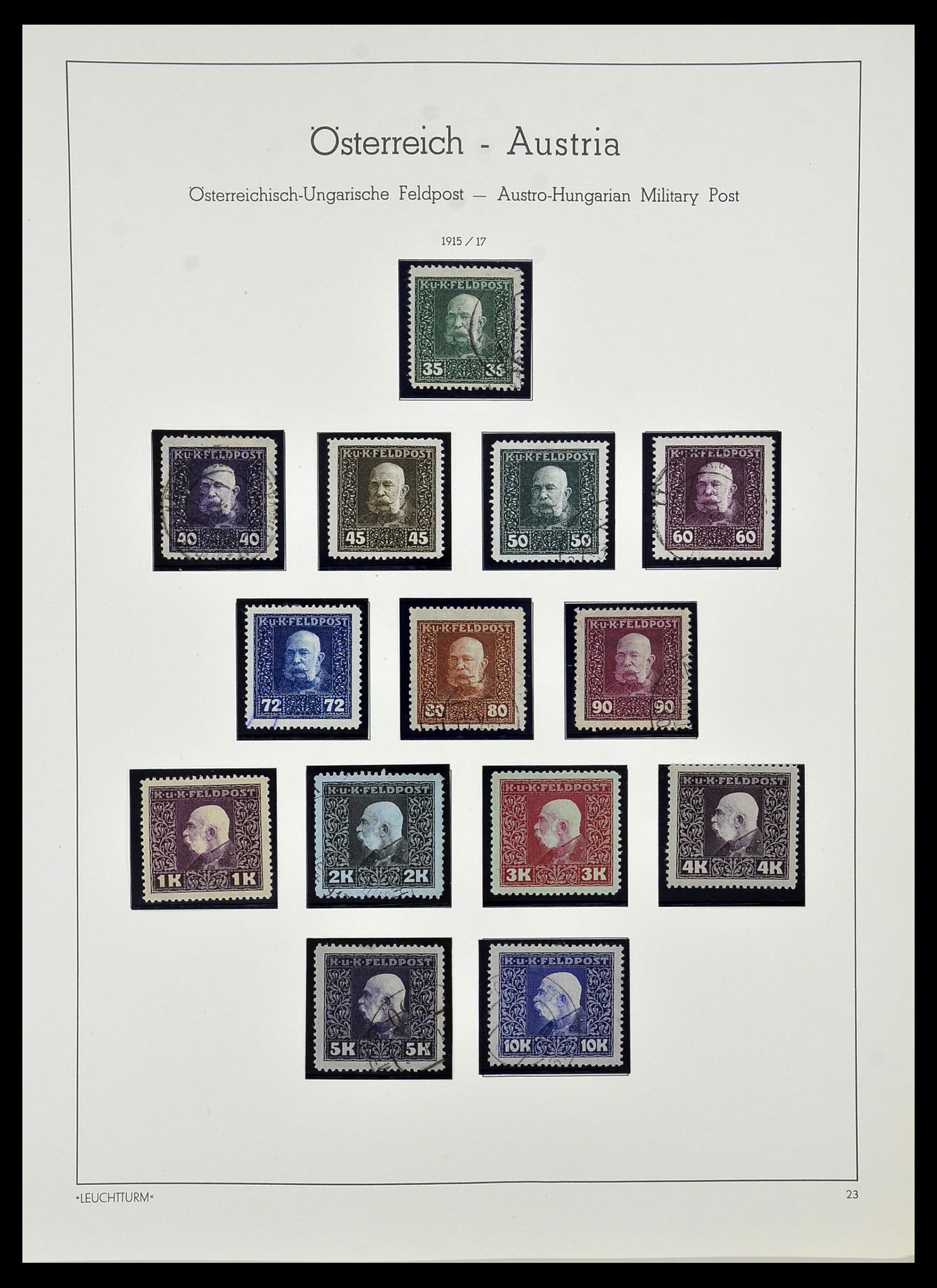 34150 075 - Postzegelverzameling 34150 Oostenrijk en gebieden 1850-1975.