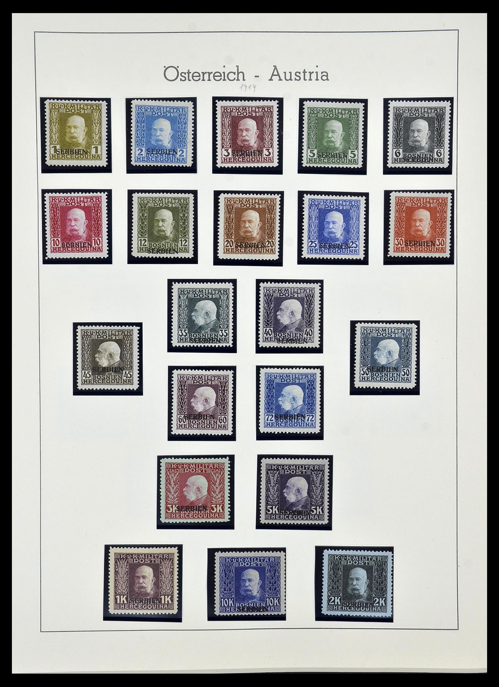 34150 084 - Postzegelverzameling 34150 Oostenrijk en gebieden 1850-1975.