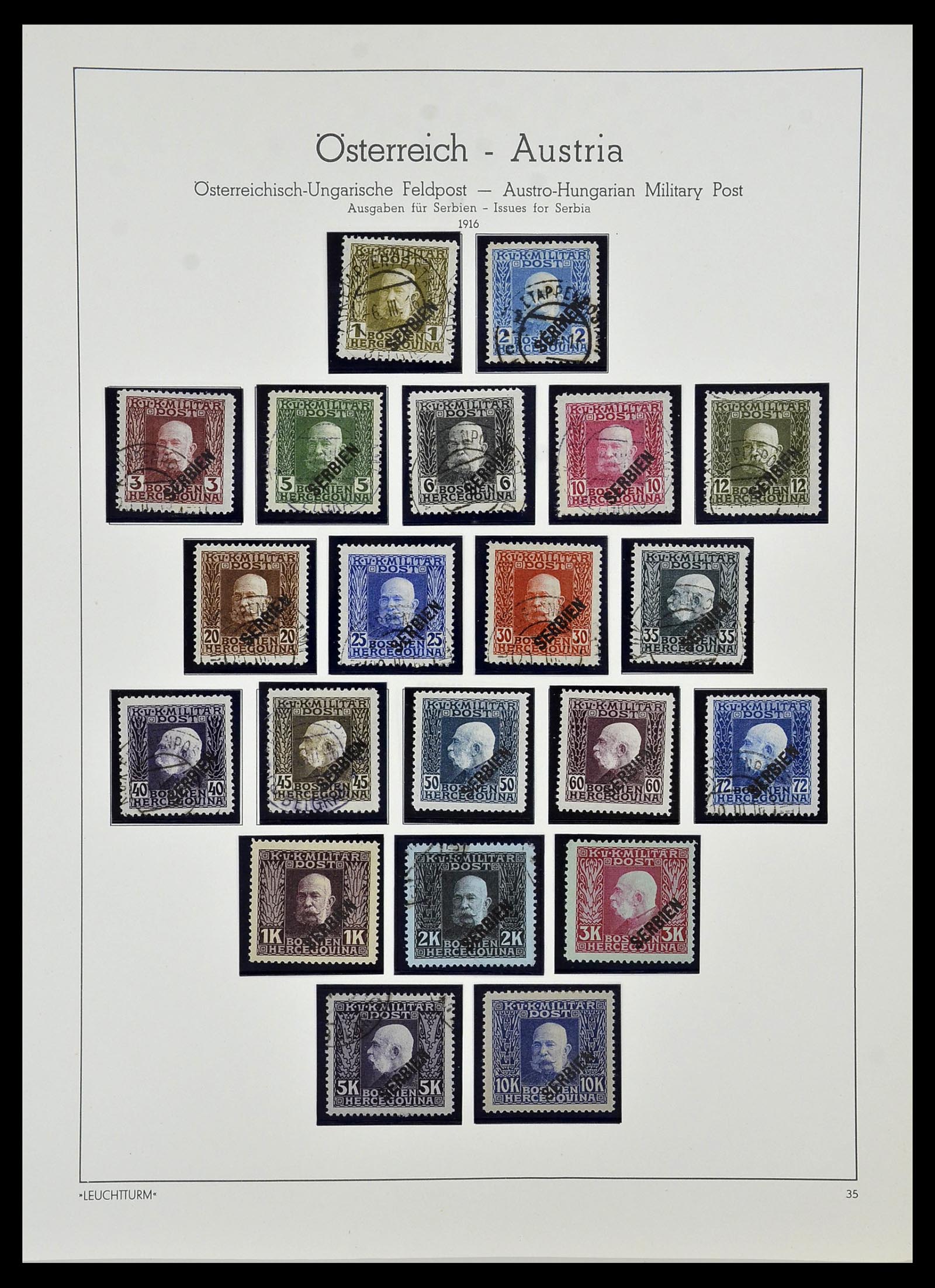 34150 085 - Postzegelverzameling 34150 Oostenrijk en gebieden 1850-1975.