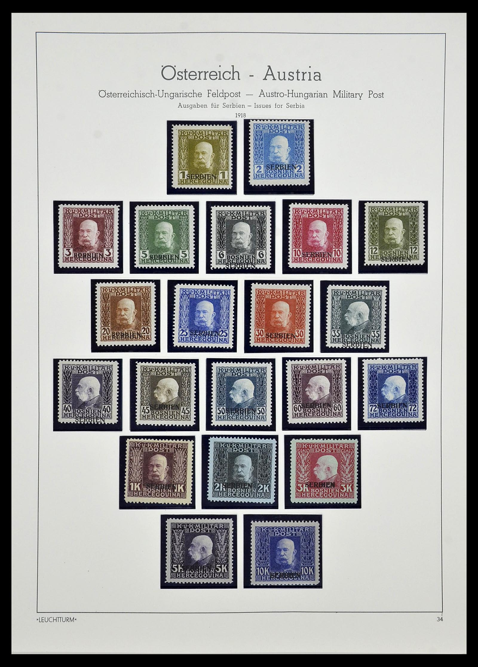 34150 086 - Stamp collection 34150 Austria and territories 1850-1975.