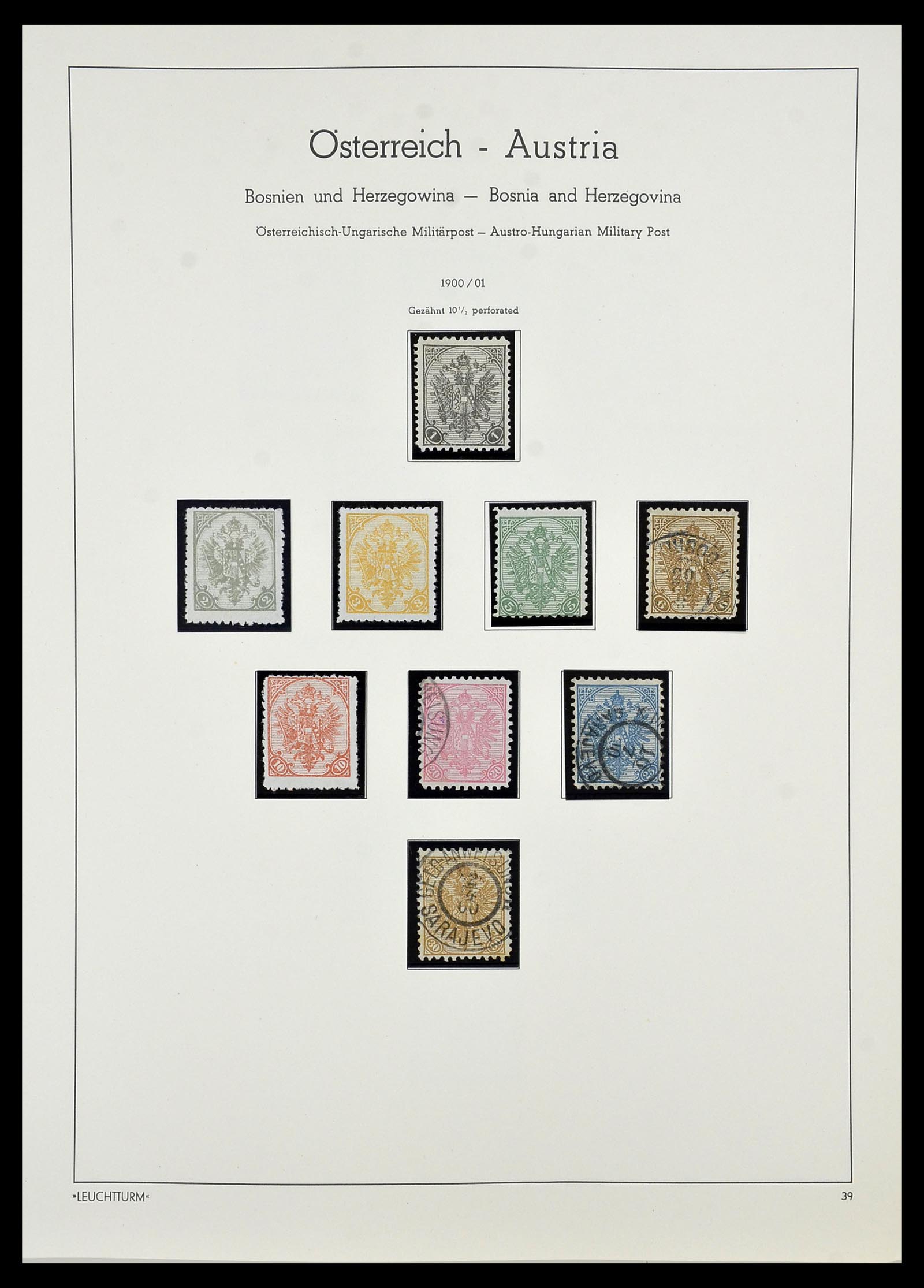 34150 090 - Postzegelverzameling 34150 Oostenrijk en gebieden 1850-1975.