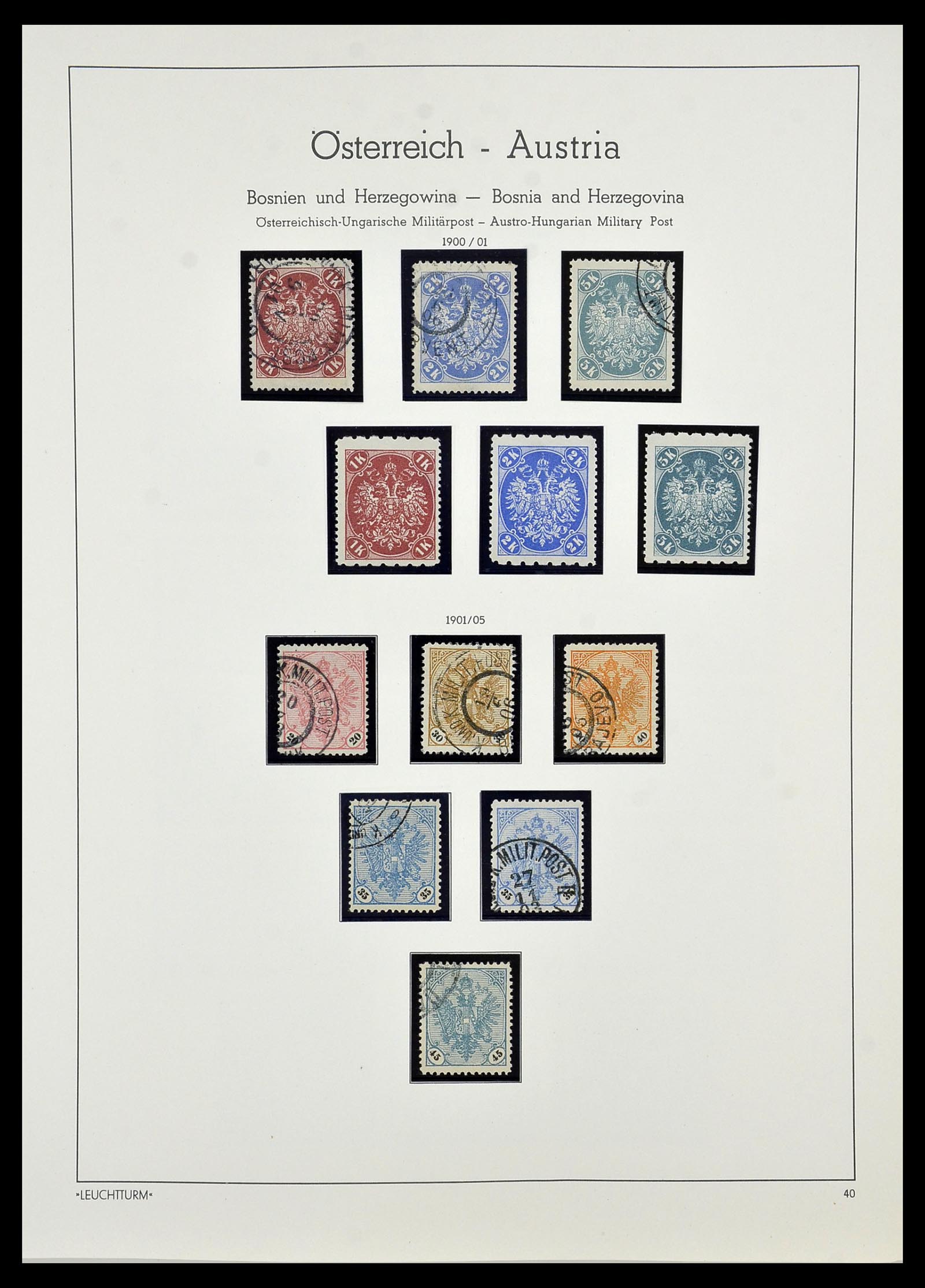 34150 091 - Postzegelverzameling 34150 Oostenrijk en gebieden 1850-1975.
