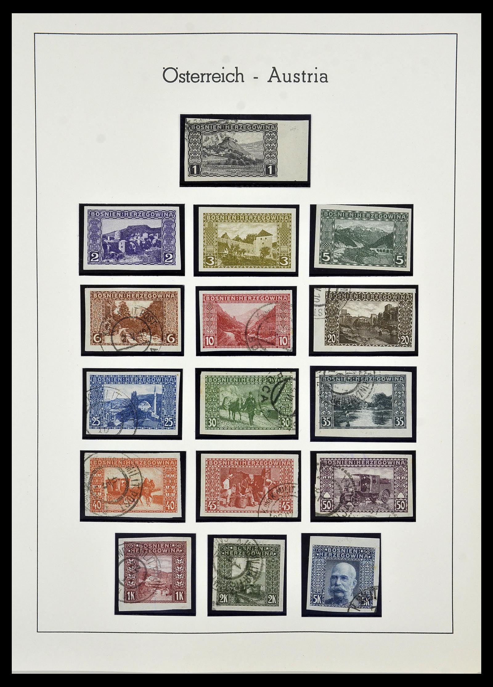 34150 093 - Postzegelverzameling 34150 Oostenrijk en gebieden 1850-1975.