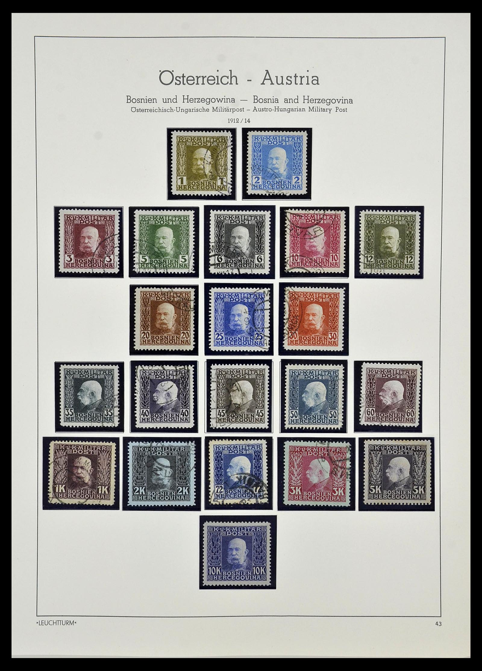 34150 095 - Stamp collection 34150 Austria and territories 1850-1975.