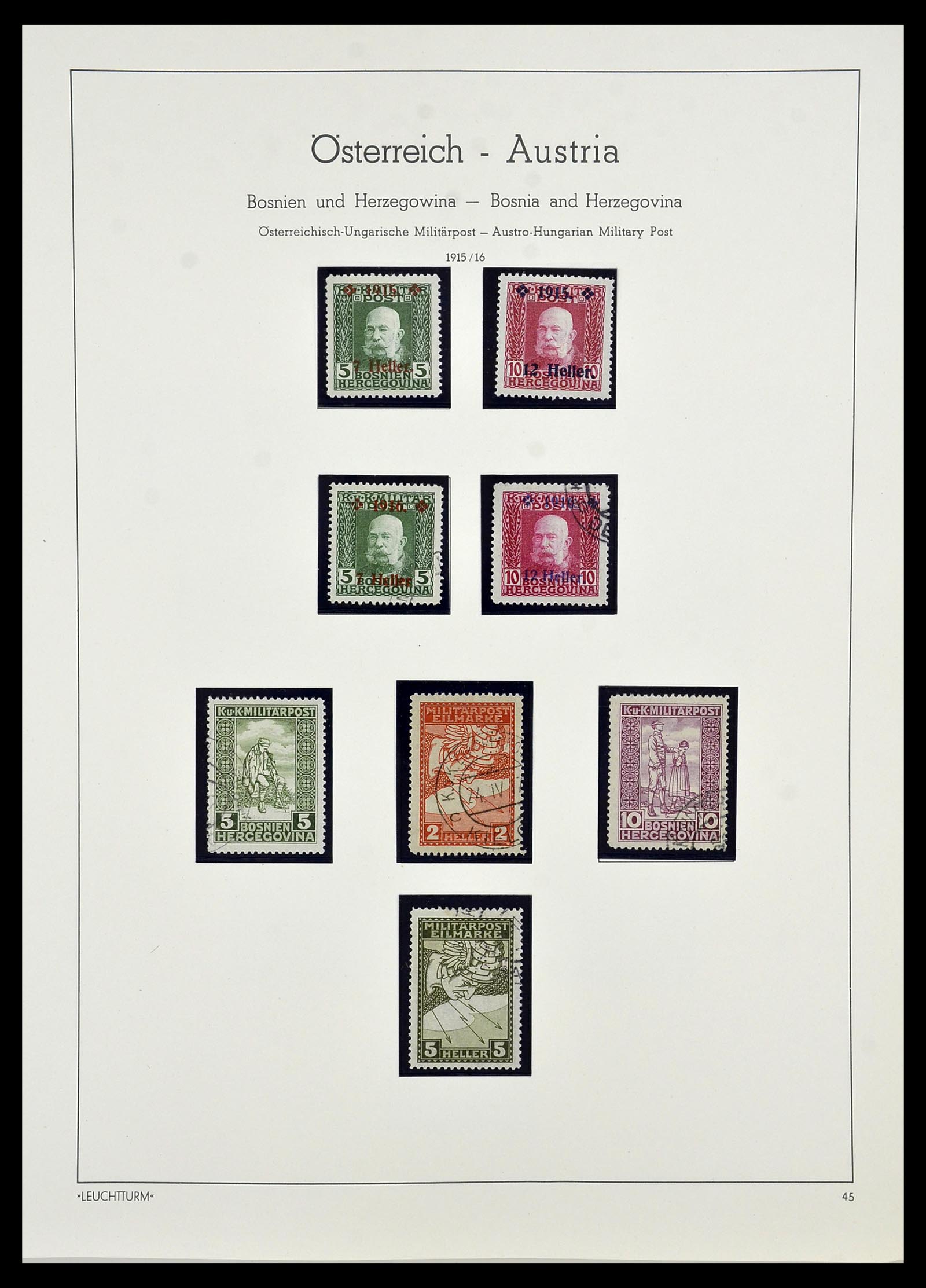 34150 097 - Stamp collection 34150 Austria and territories 1850-1975.