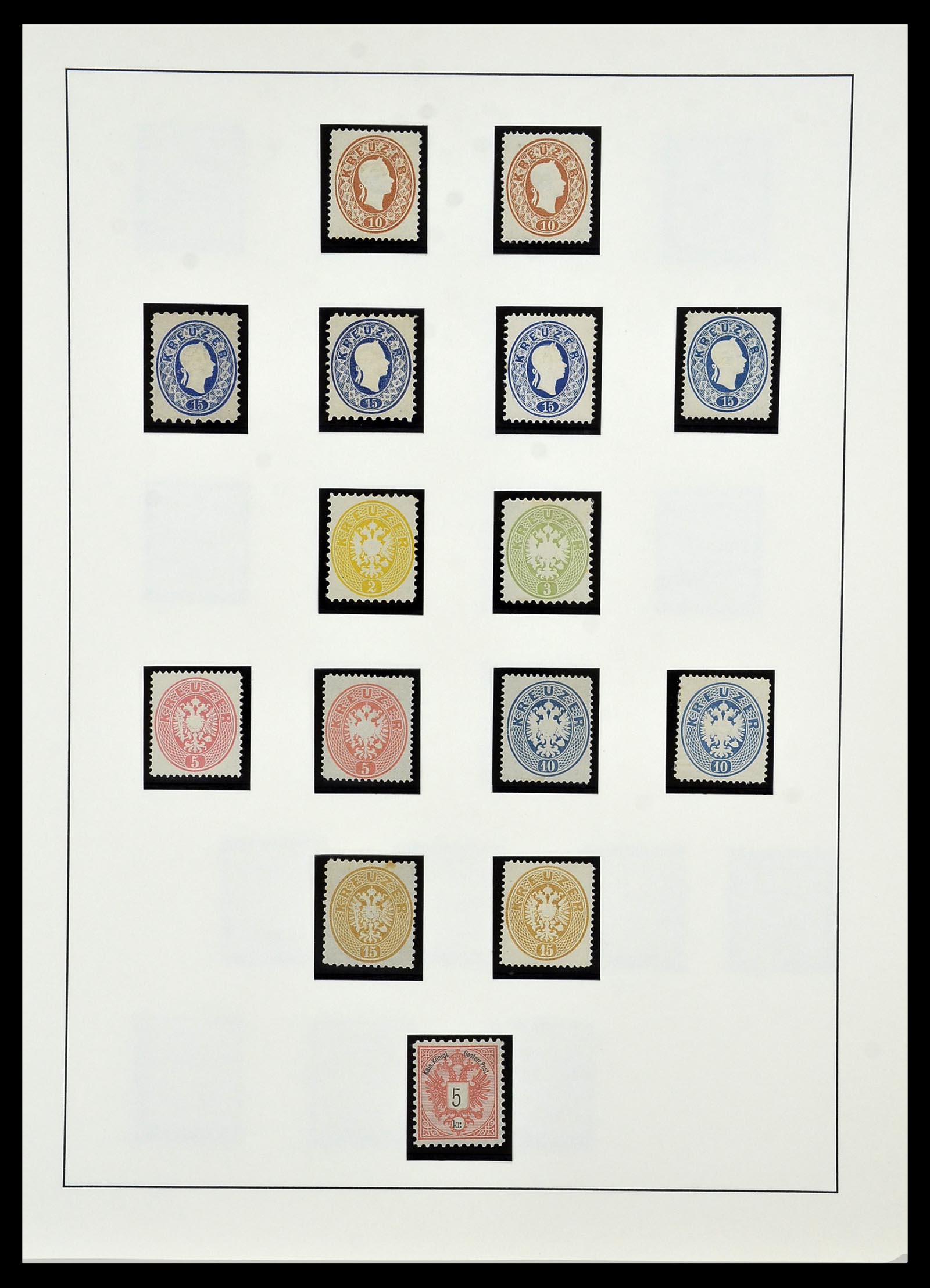 34150 109 - Postzegelverzameling 34150 Oostenrijk en gebieden 1850-1975.