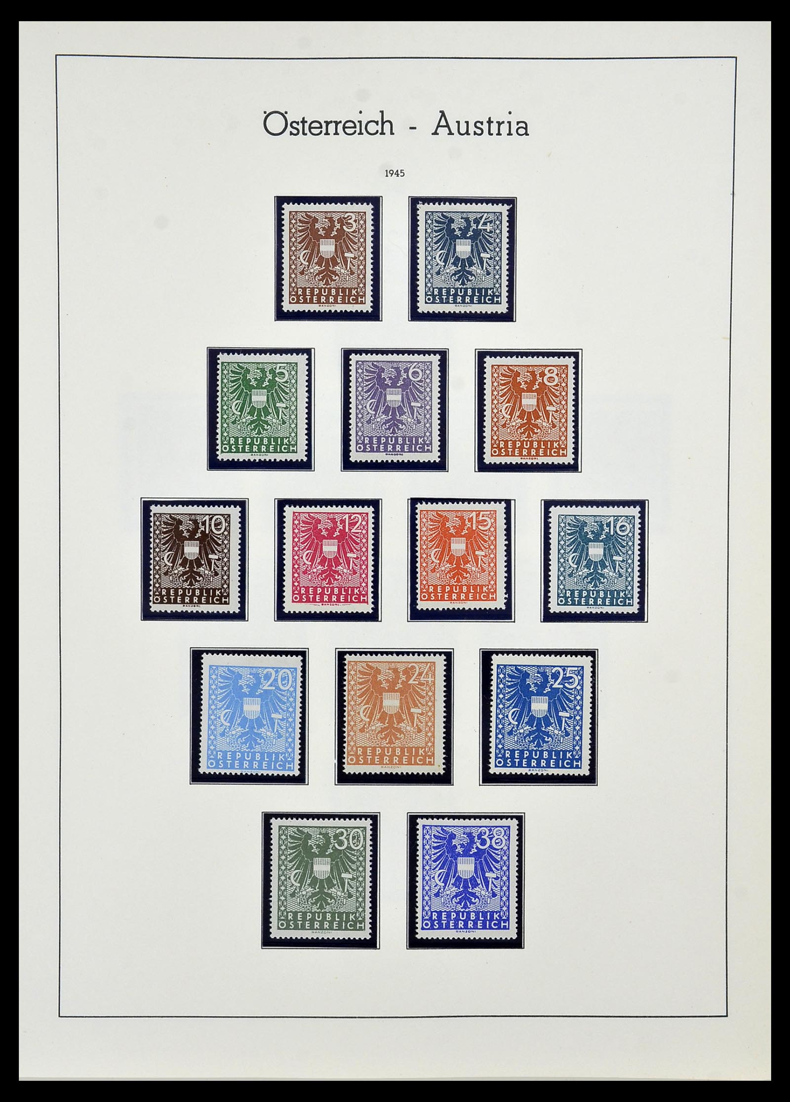34150 118 - Postzegelverzameling 34150 Oostenrijk en gebieden 1850-1975.