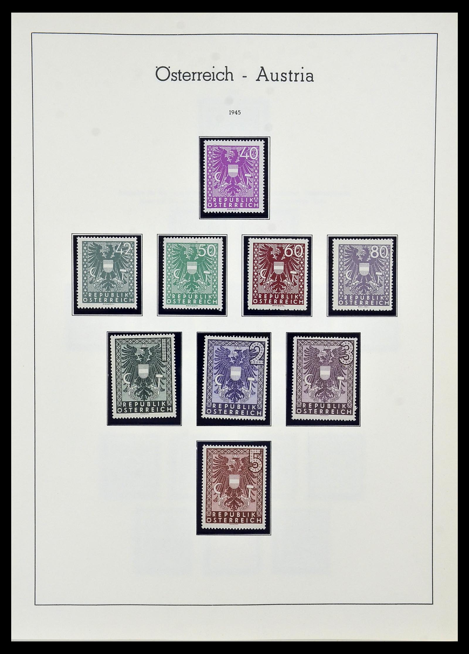34150 119 - Postzegelverzameling 34150 Oostenrijk en gebieden 1850-1975.