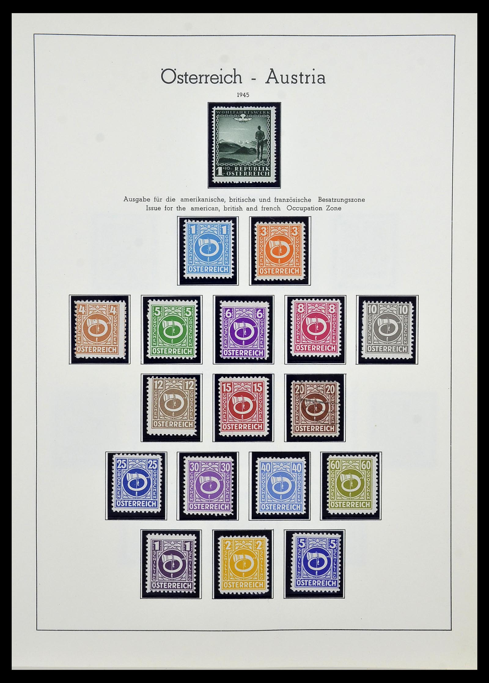 34150 120 - Postzegelverzameling 34150 Oostenrijk en gebieden 1850-1975.