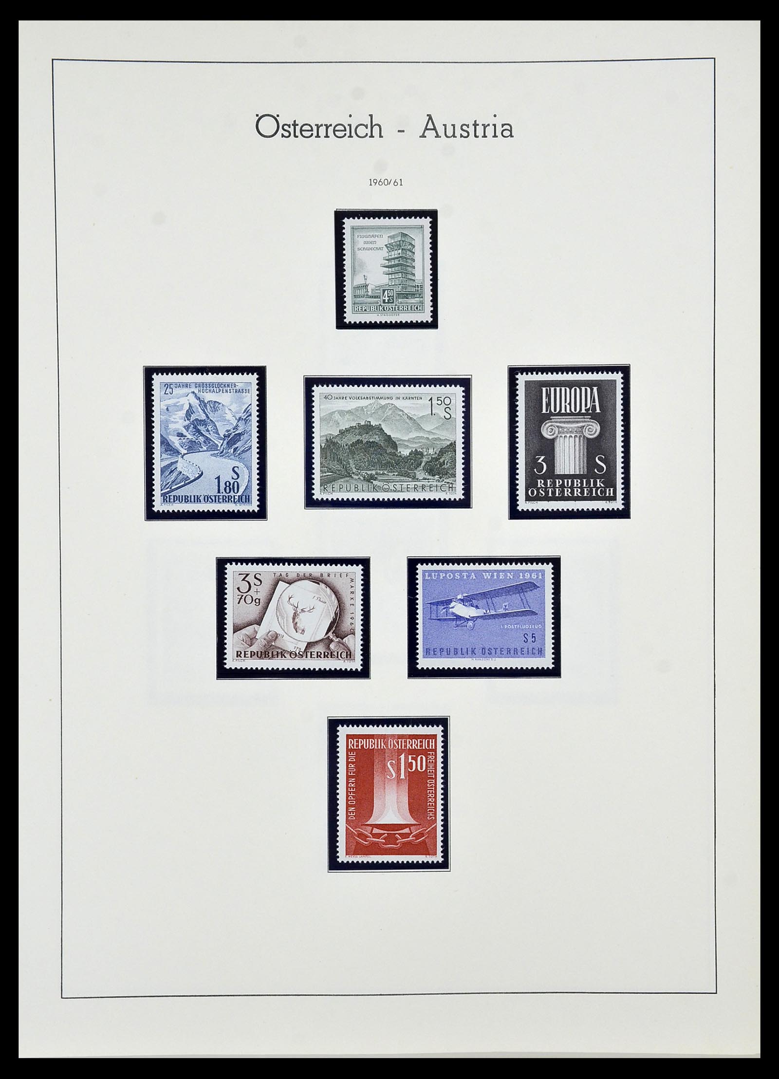 34150 163 - Postzegelverzameling 34150 Oostenrijk en gebieden 1850-1975.