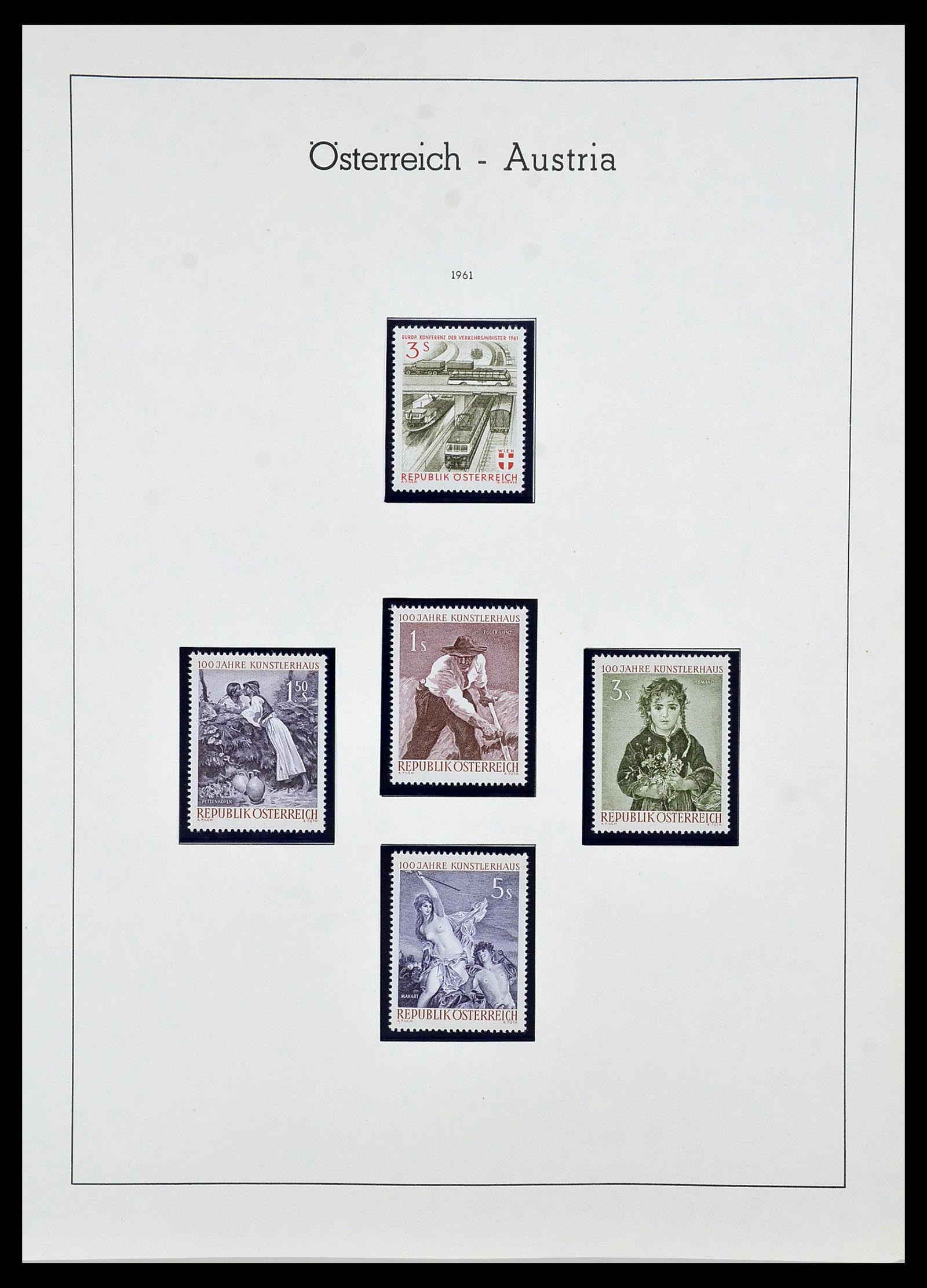 34150 164 - Postzegelverzameling 34150 Oostenrijk en gebieden 1850-1975.