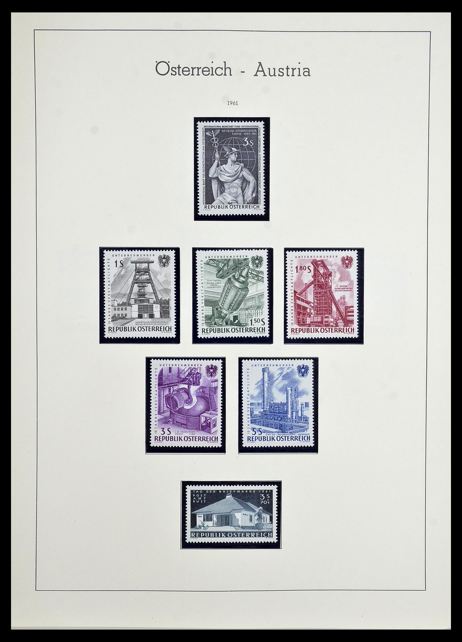34150 165 - Stamp collection 34150 Austria and territories 1850-1975.