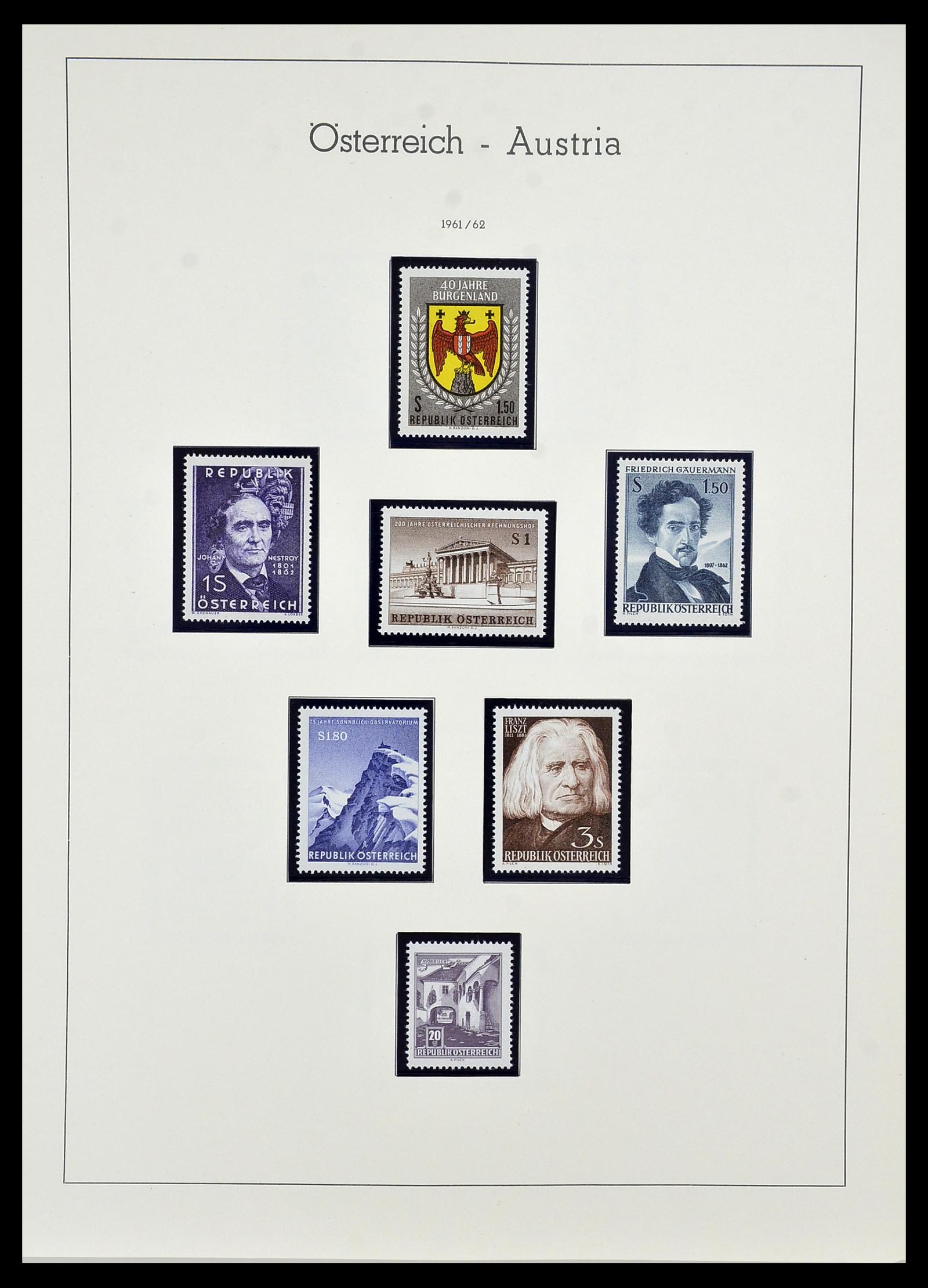 34150 167 - Postzegelverzameling 34150 Oostenrijk en gebieden 1850-1975.