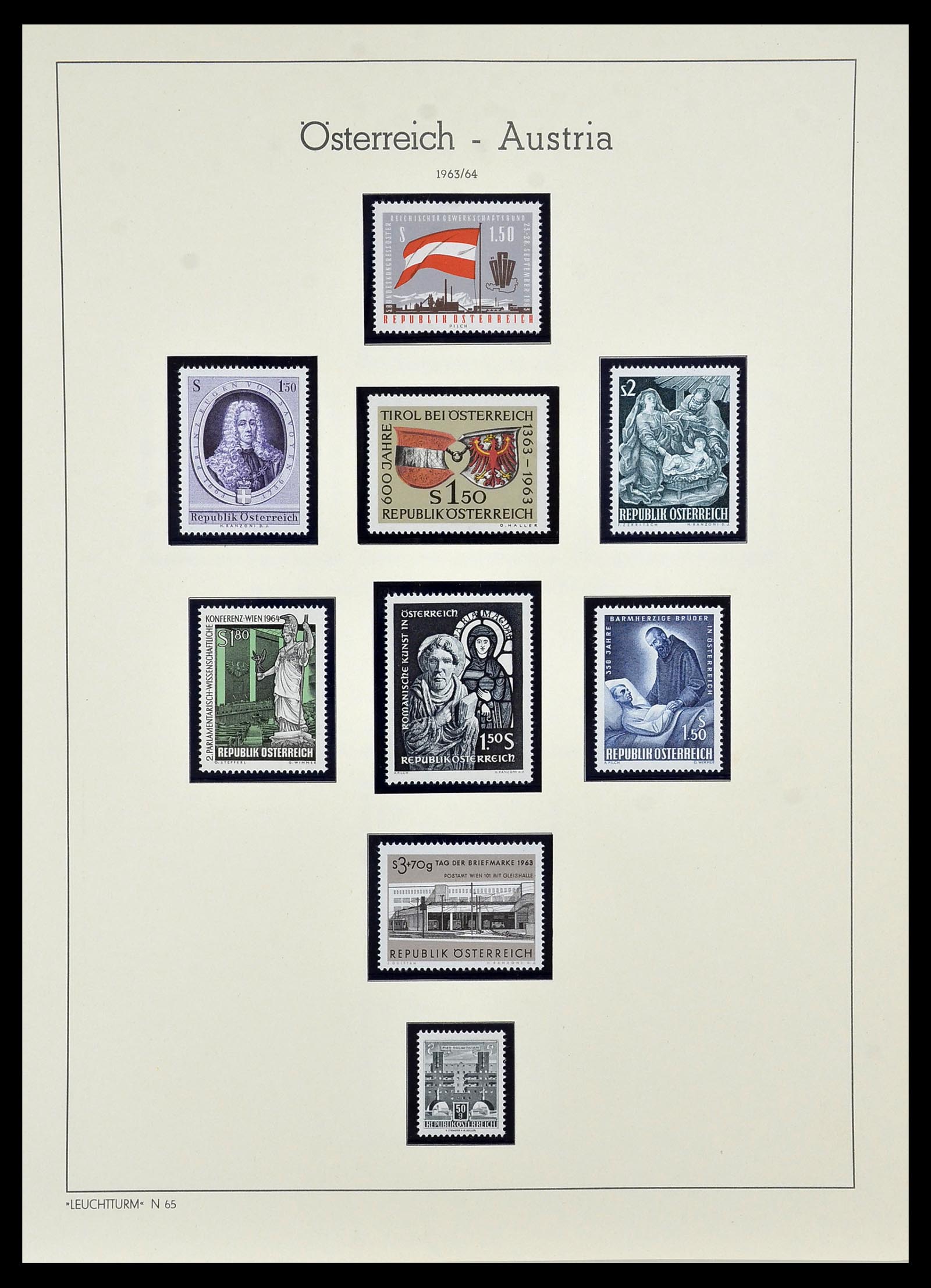 34150 170 - Stamp collection 34150 Austria and territories 1850-1975.