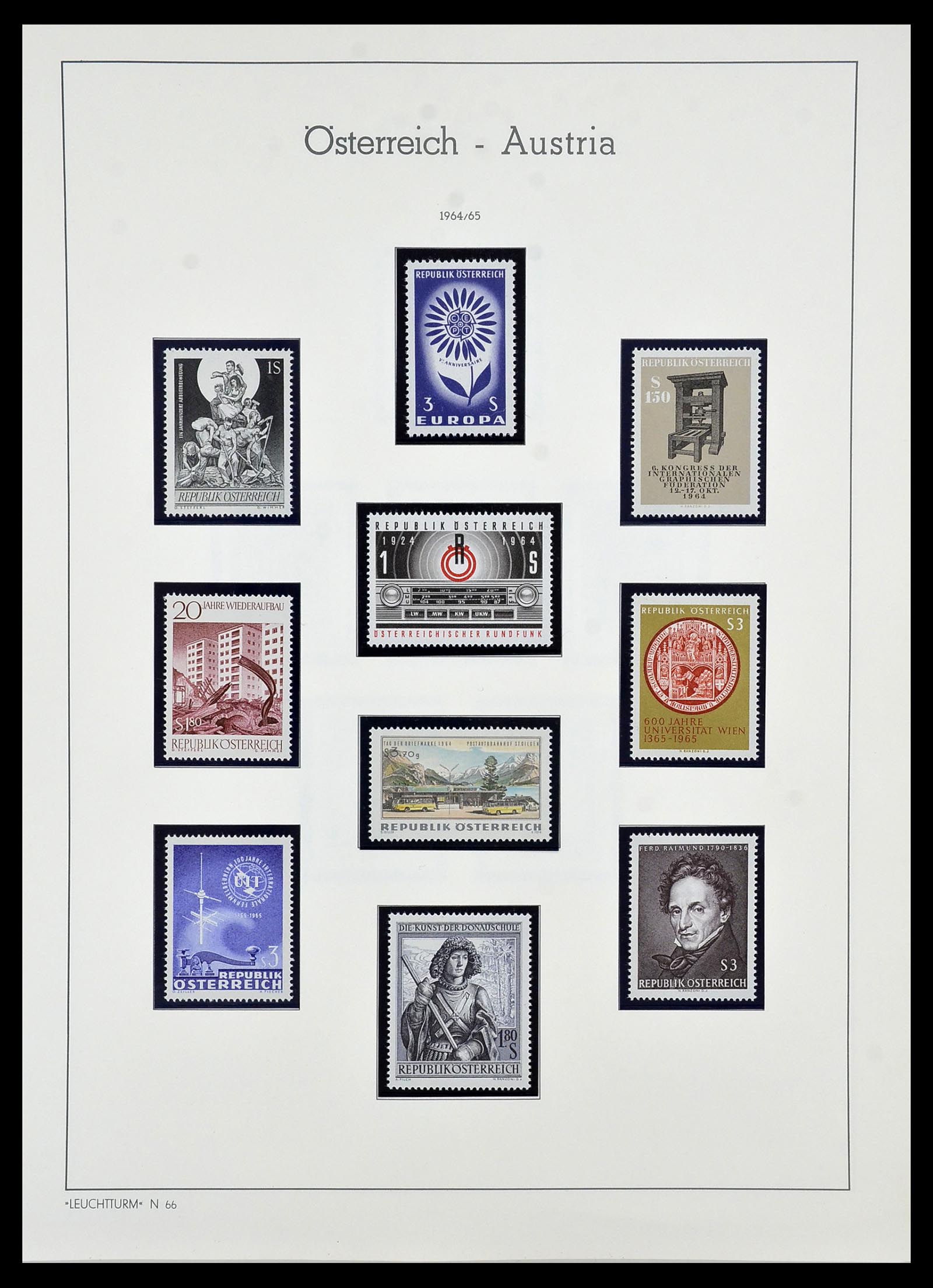 34150 174 - Postzegelverzameling 34150 Oostenrijk en gebieden 1850-1975.