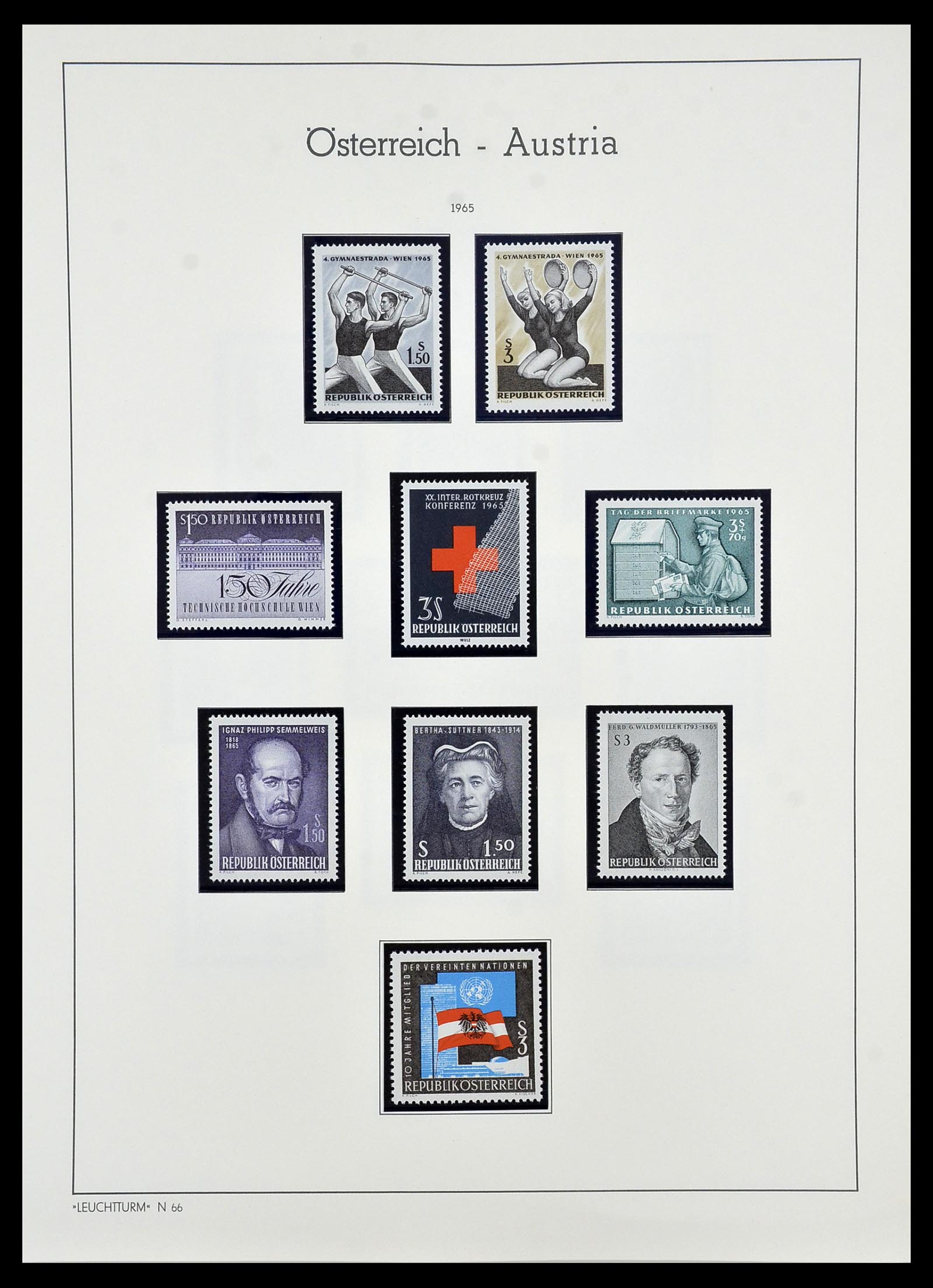 34150 176 - Postzegelverzameling 34150 Oostenrijk en gebieden 1850-1975.