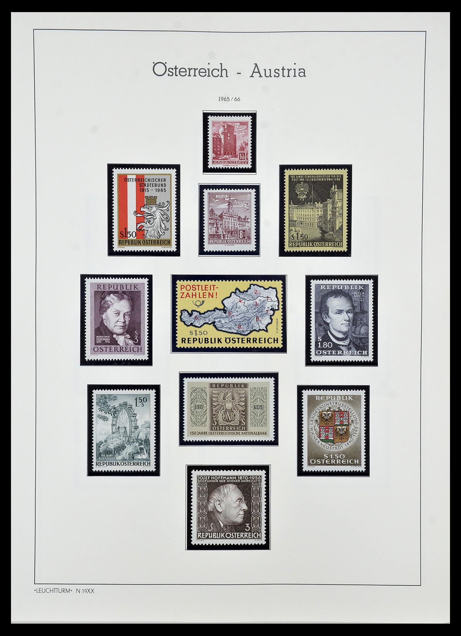 34150 177 - Stamp collection 34150 Austria and territories 1850-1975.