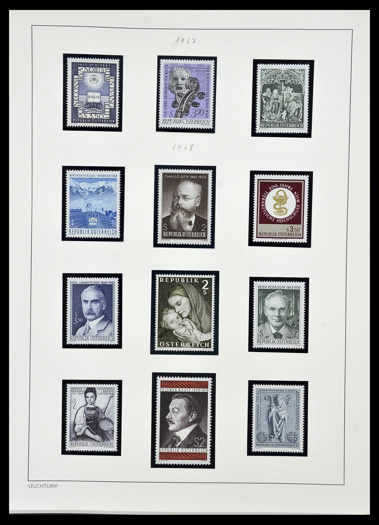 34150 182 - Postzegelverzameling 34150 Oostenrijk en gebieden 1850-1975.