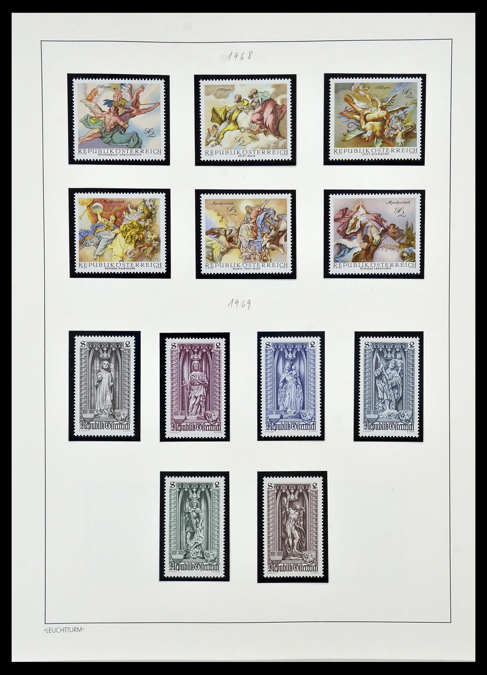 34150 184 - Postzegelverzameling 34150 Oostenrijk en gebieden 1850-1975.