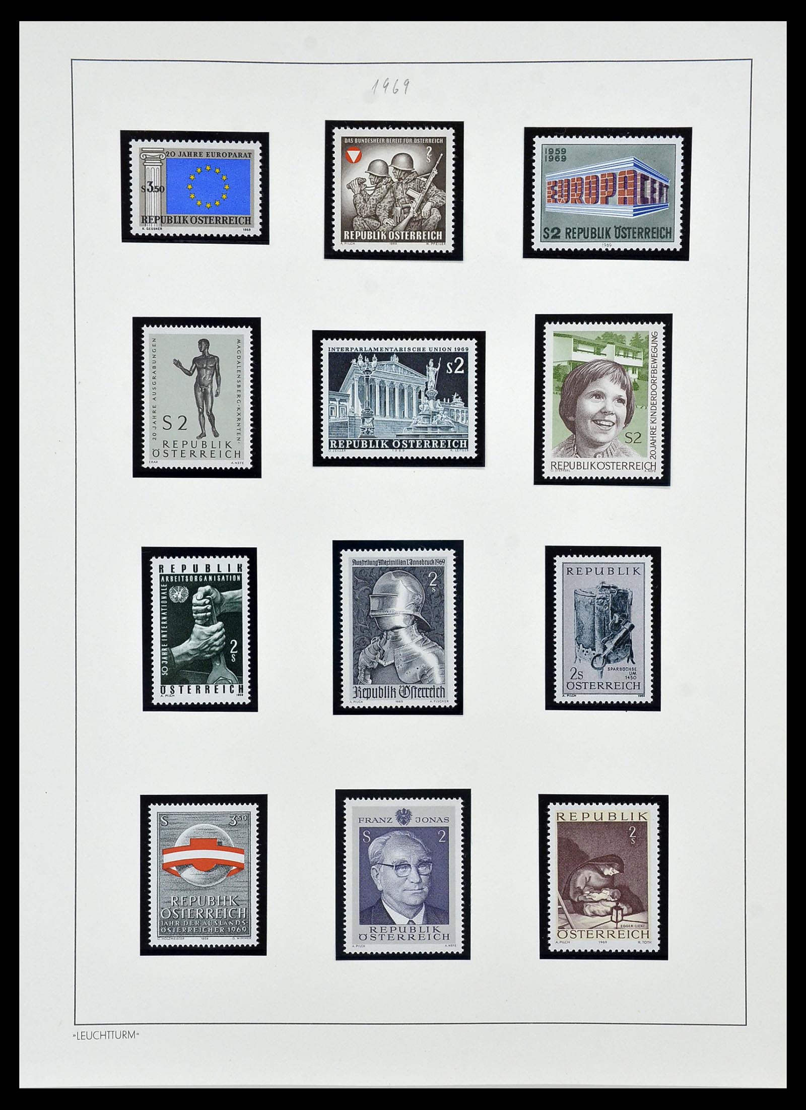 34150 185 - Postzegelverzameling 34150 Oostenrijk en gebieden 1850-1975.