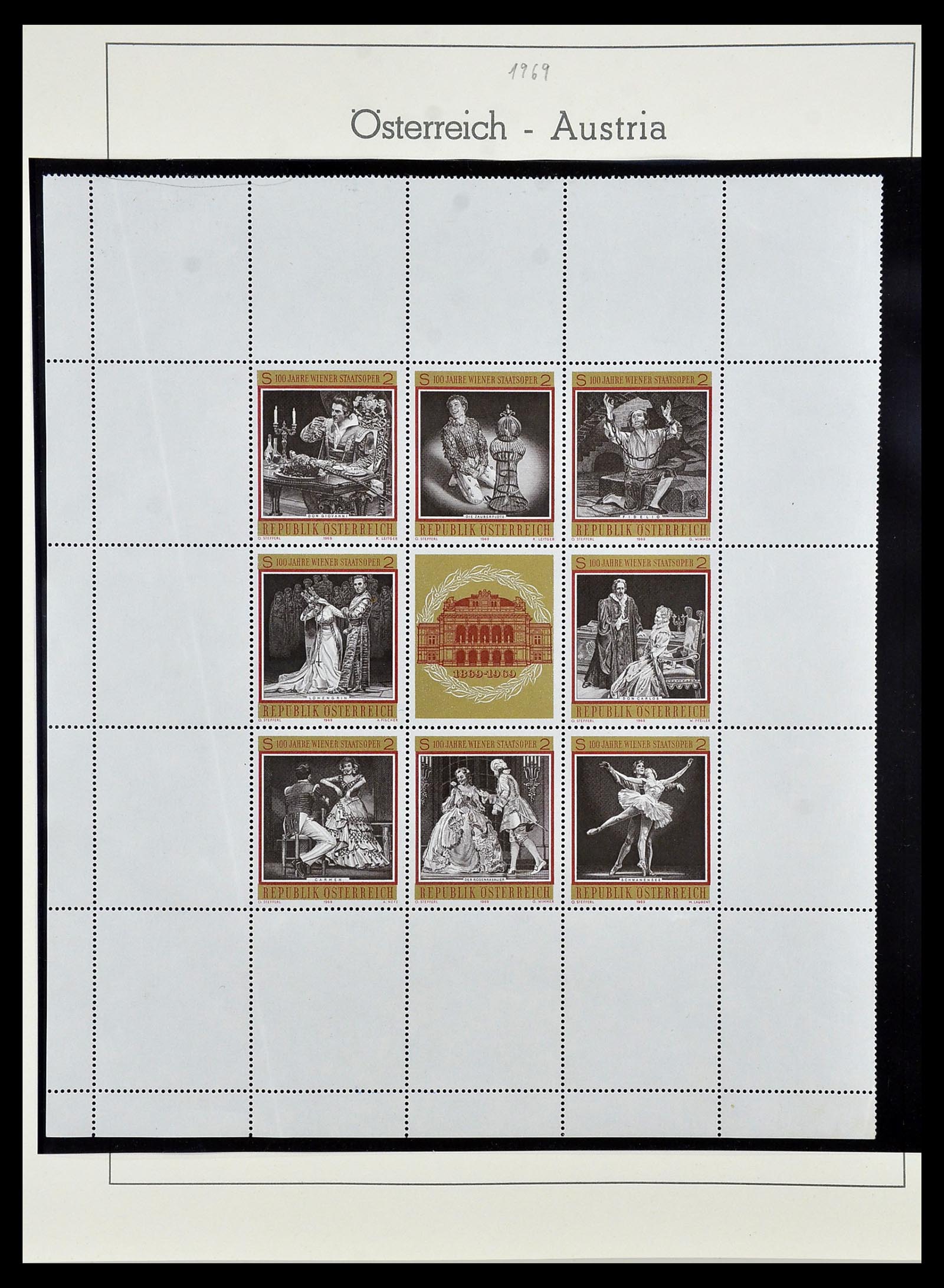 34150 186 - Postzegelverzameling 34150 Oostenrijk en gebieden 1850-1975.