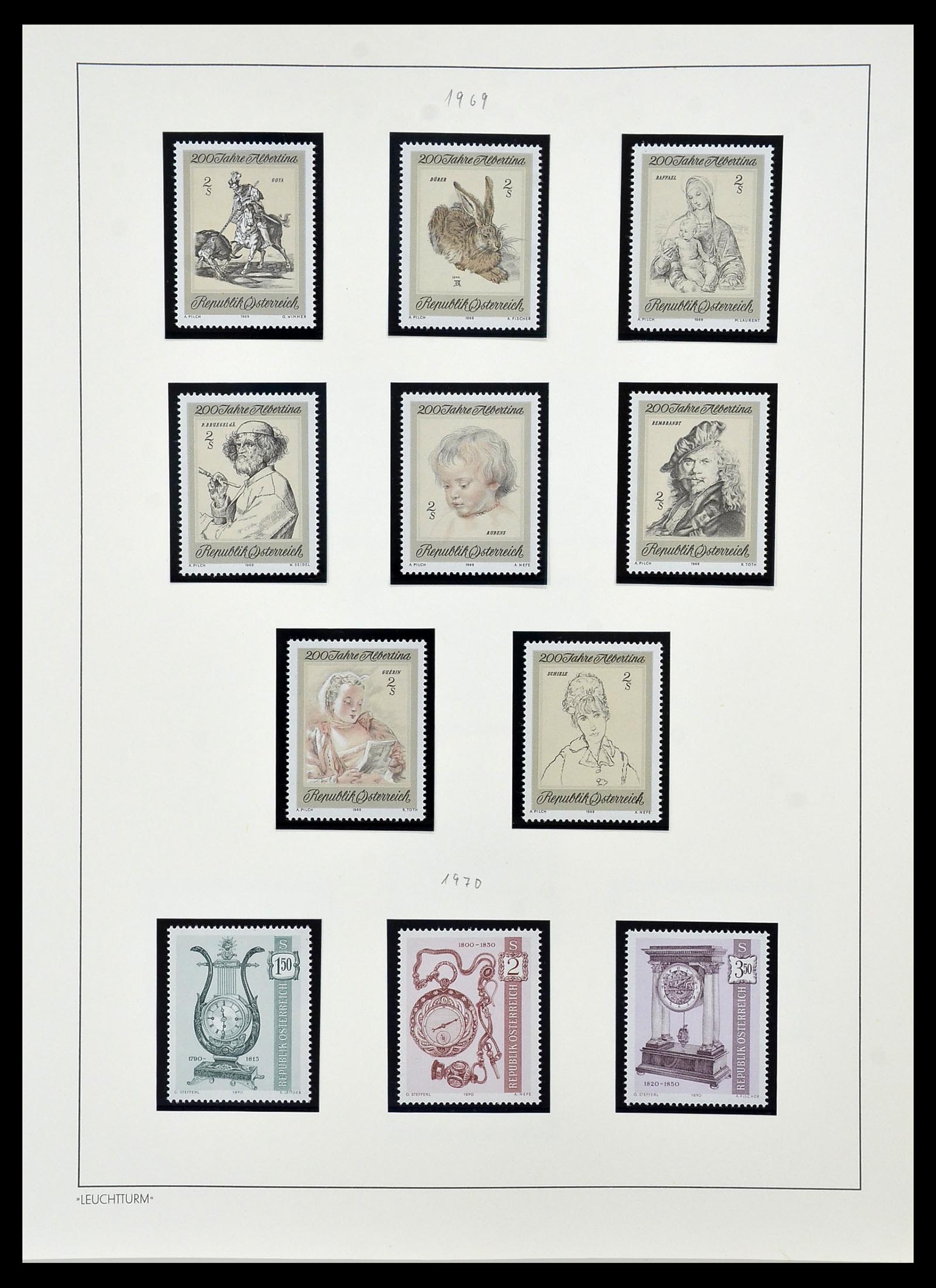 34150 188 - Postzegelverzameling 34150 Oostenrijk en gebieden 1850-1975.