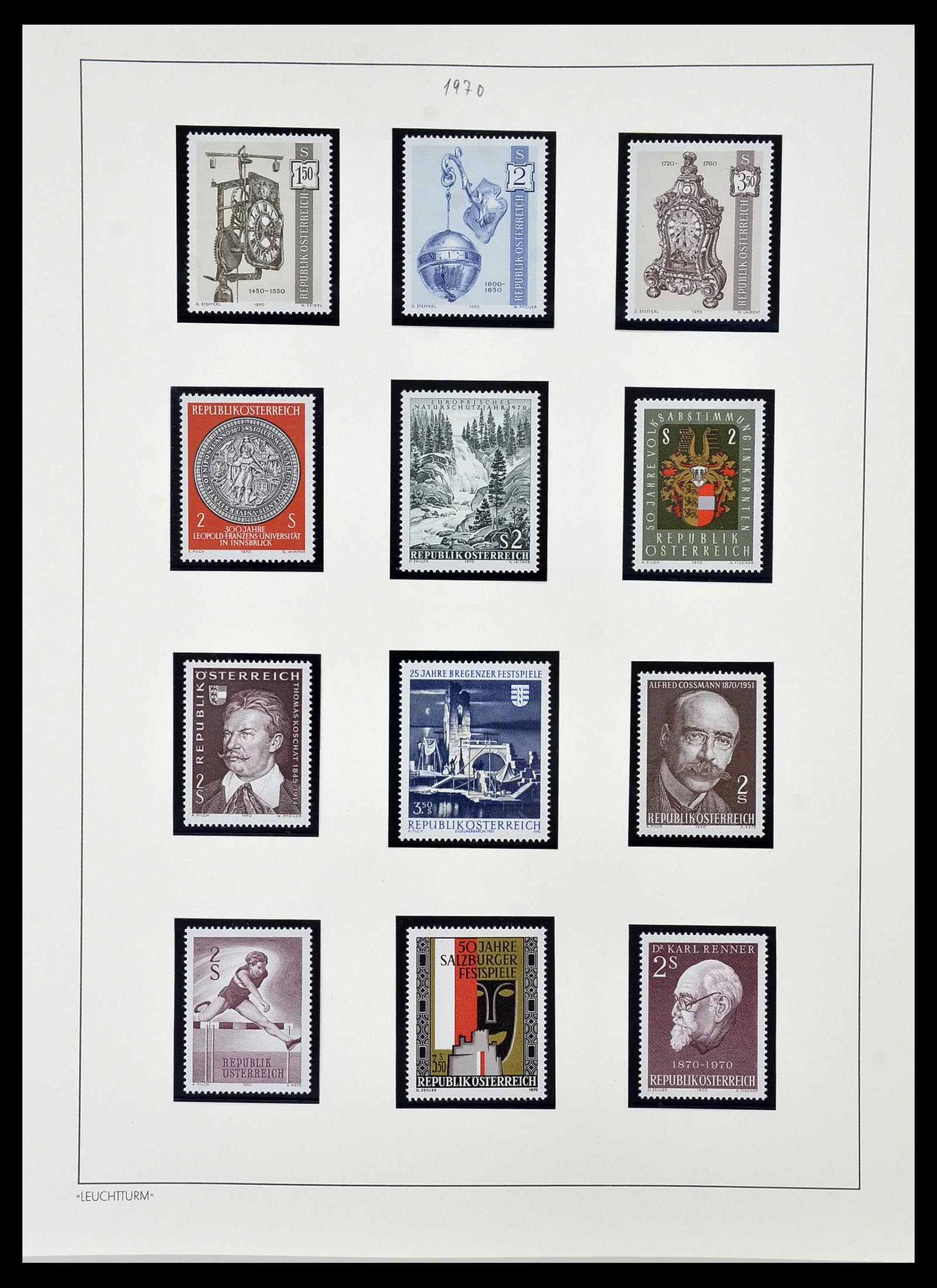 34150 190 - Postzegelverzameling 34150 Oostenrijk en gebieden 1850-1975.