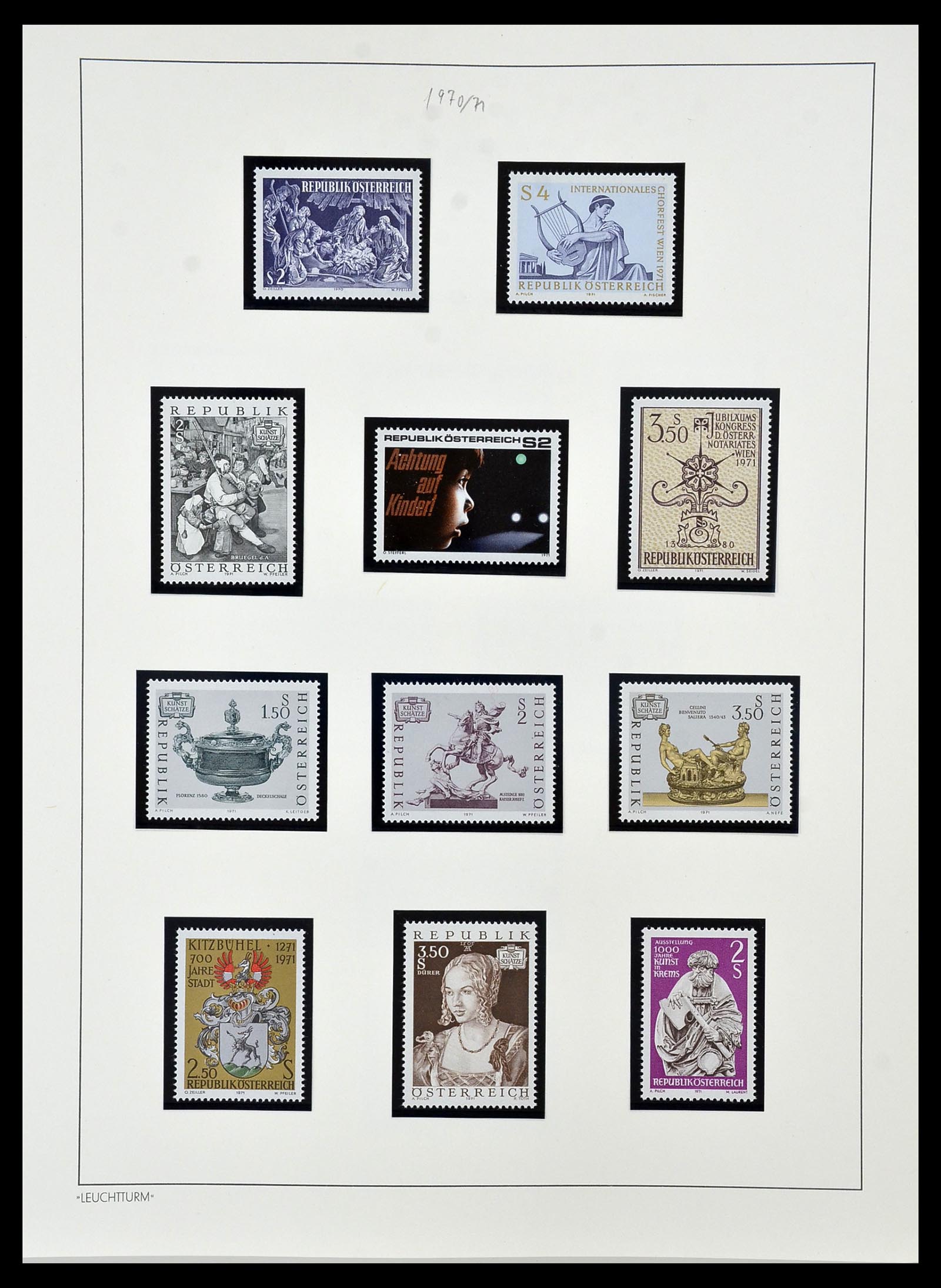 34150 192 - Postzegelverzameling 34150 Oostenrijk en gebieden 1850-1975.