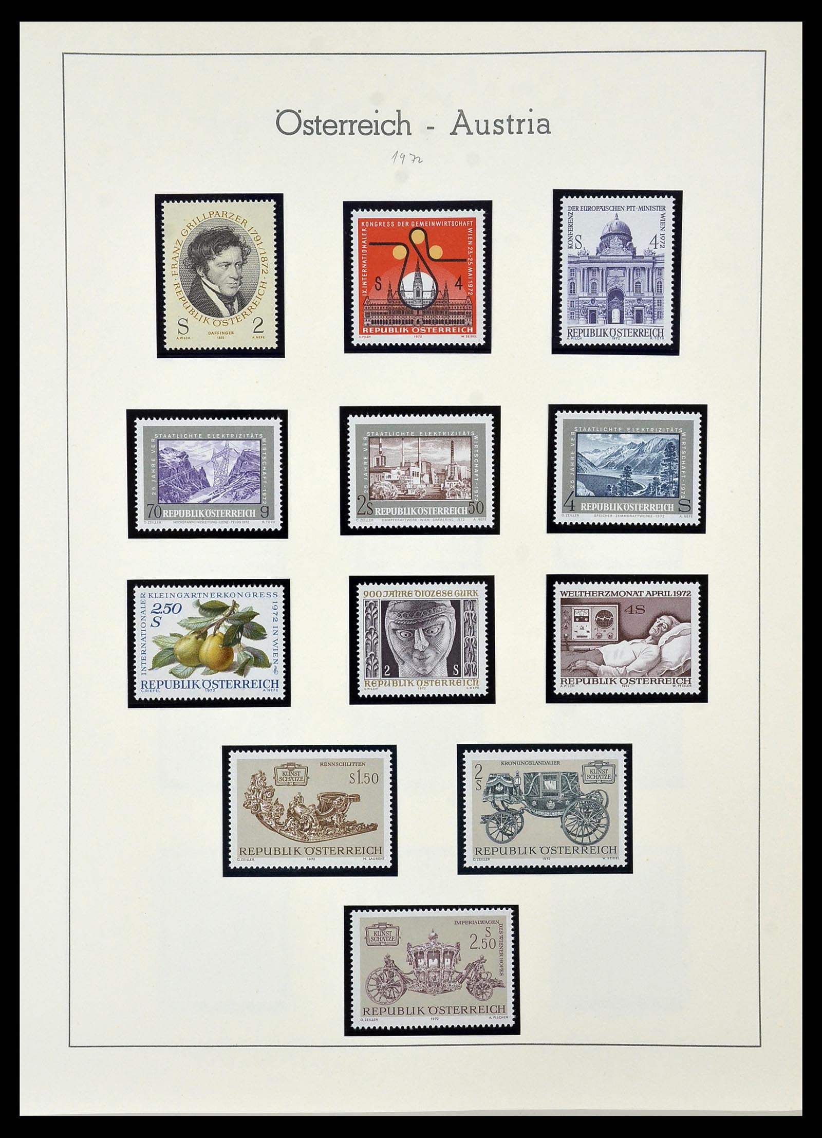 34150 196 - Postzegelverzameling 34150 Oostenrijk en gebieden 1850-1975.