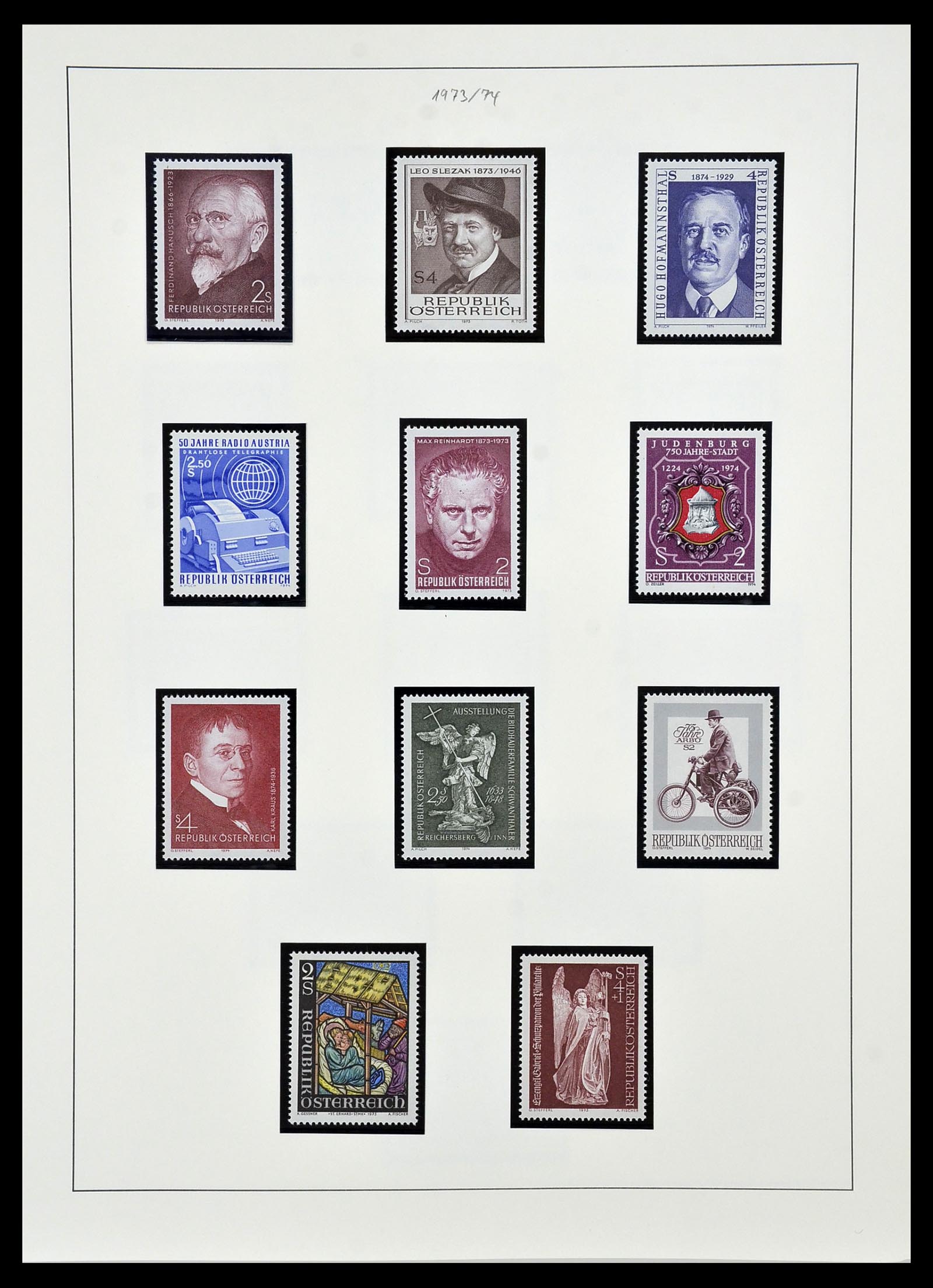 34150 200 - Postzegelverzameling 34150 Oostenrijk en gebieden 1850-1975.
