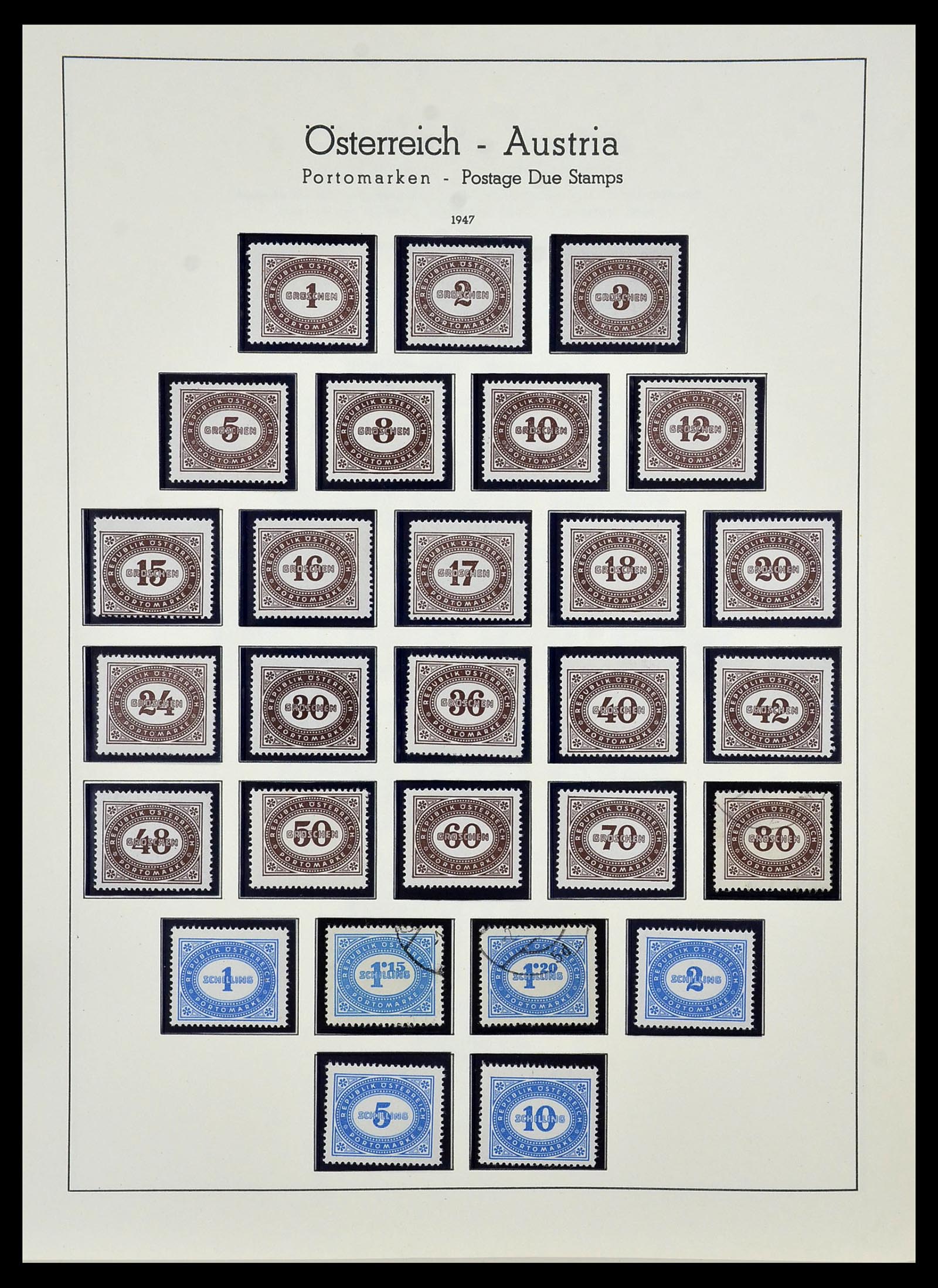 34150 207 - Postzegelverzameling 34150 Oostenrijk en gebieden 1850-1975.
