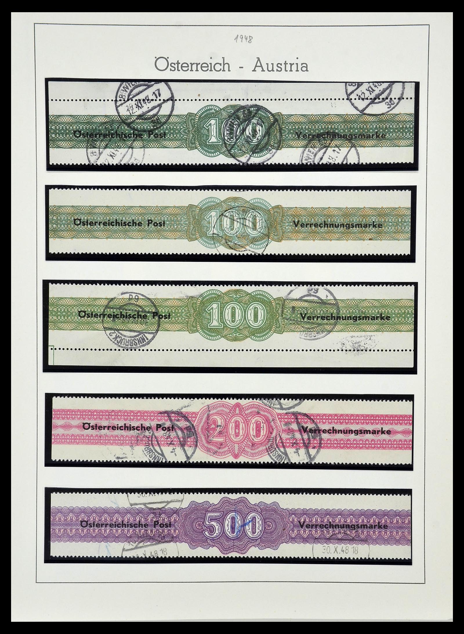 34150 211 - Postzegelverzameling 34150 Oostenrijk en gebieden 1850-1975.