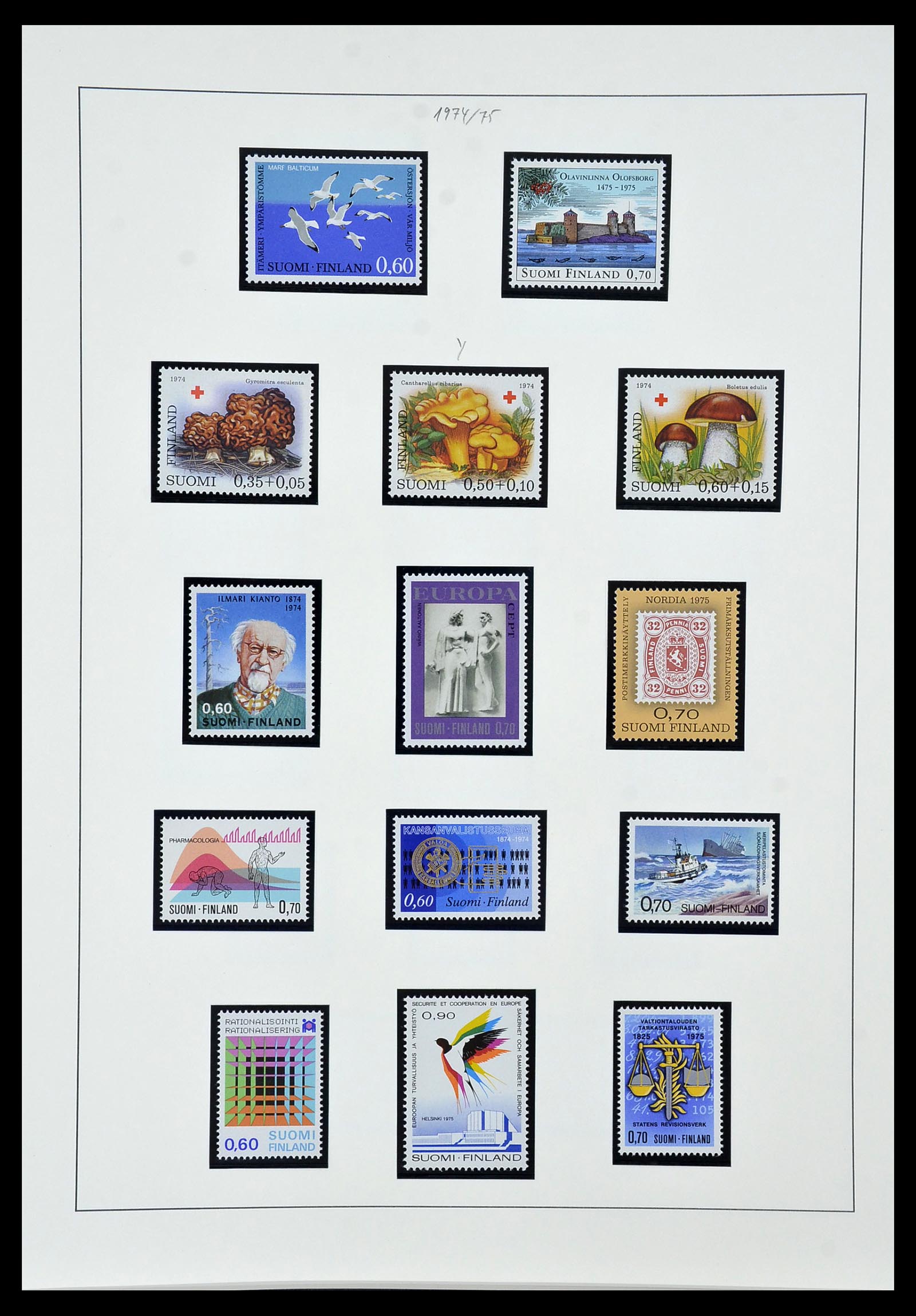 34151 057 - Postzegelverzameling 34151 Finland 1856-1980.