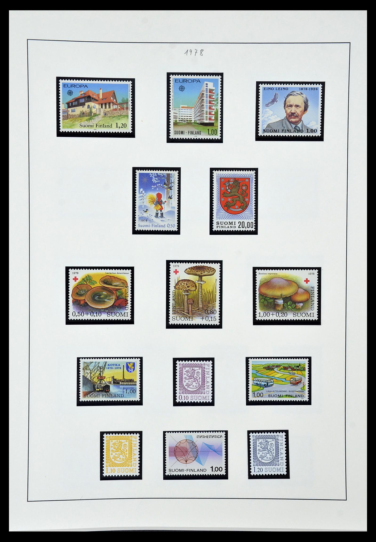 34151 062 - Postzegelverzameling 34151 Finland 1856-1980.