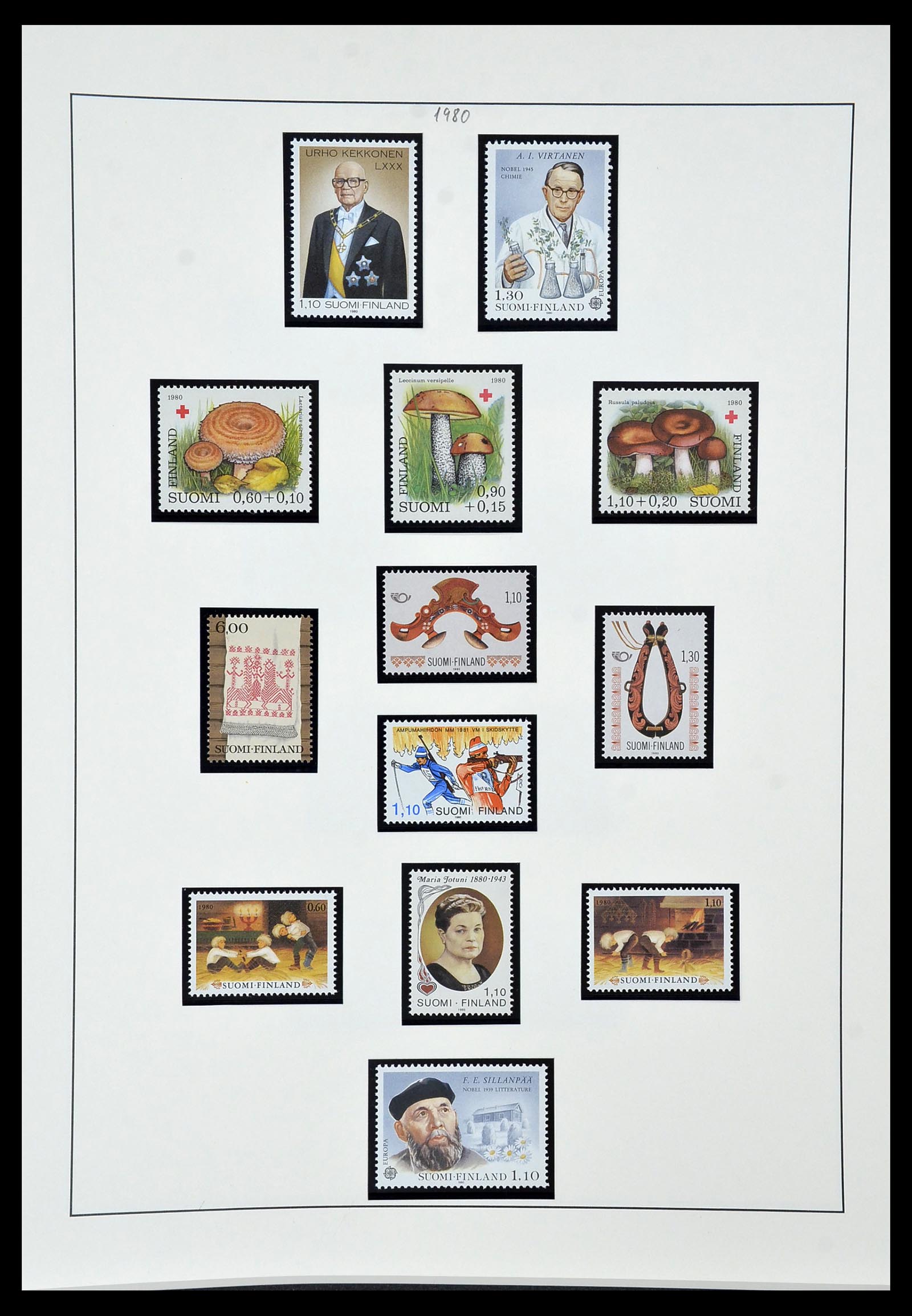 34151 065 - Postzegelverzameling 34151 Finland 1856-1980.