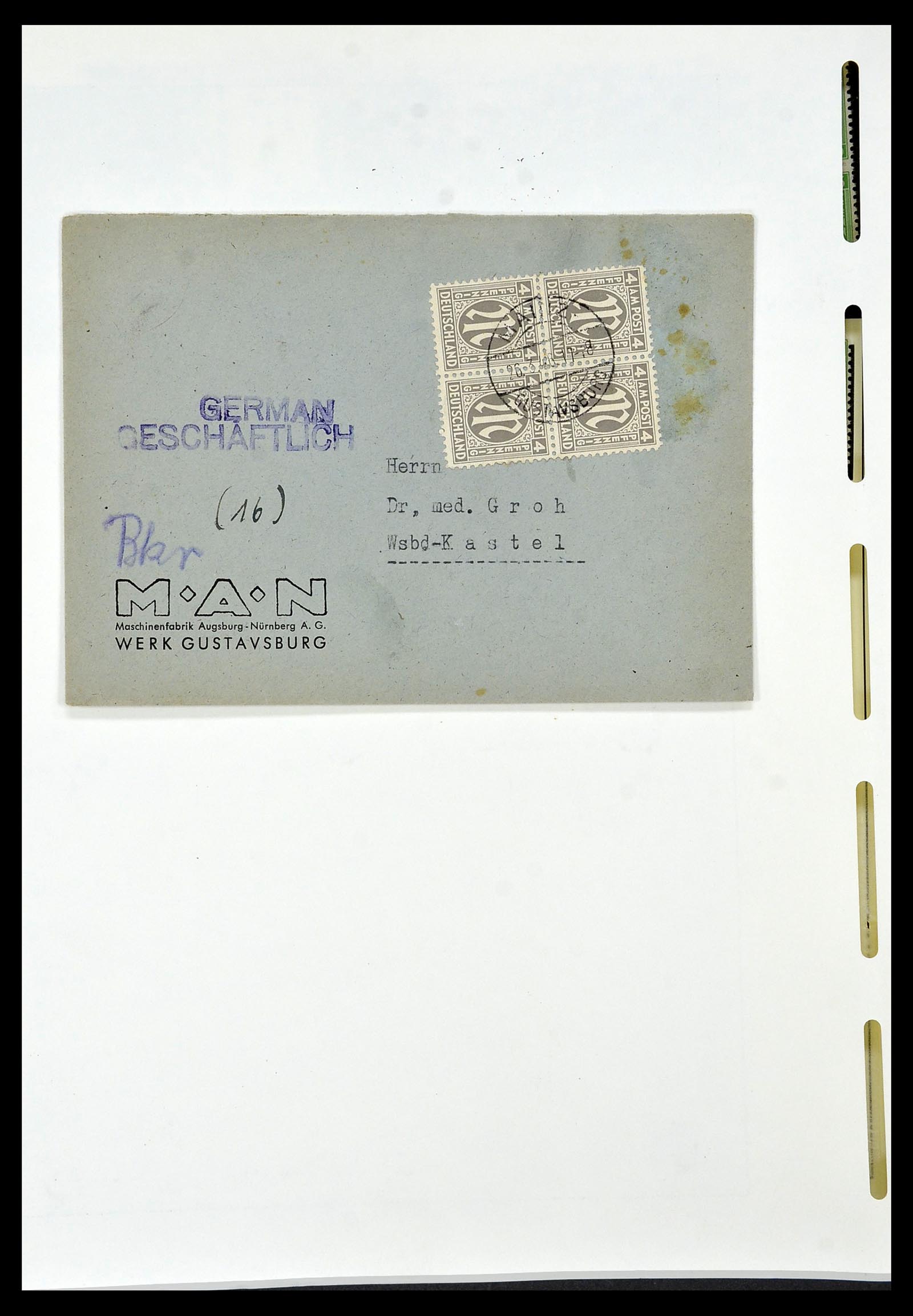 34152 014 - Postzegelverzameling 34152 Duitse Zones 1945-1949.