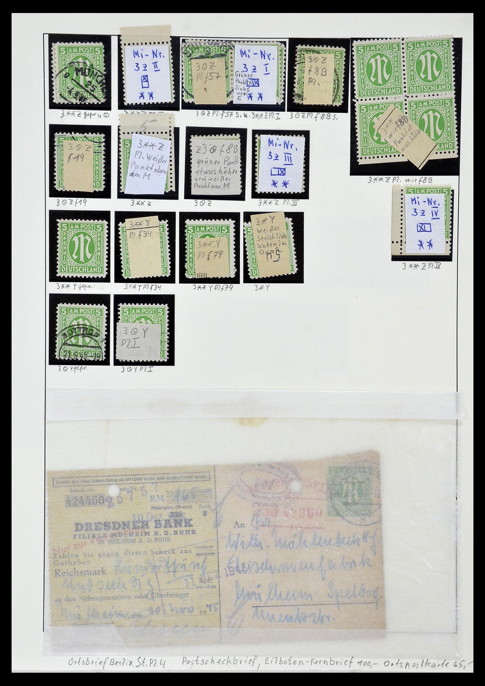 34152 015 - Postzegelverzameling 34152 Duitse Zones 1945-1949.