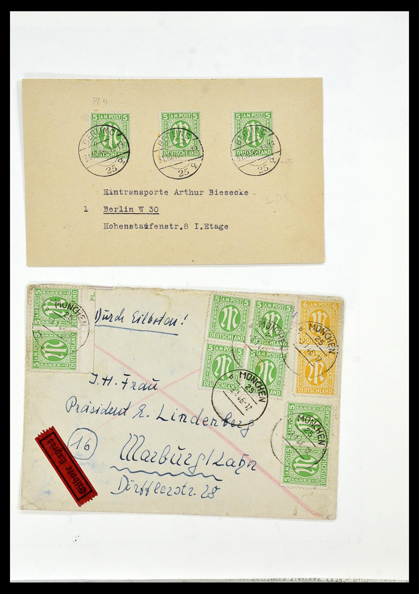 34152 016 - Postzegelverzameling 34152 Duitse Zones 1945-1949.