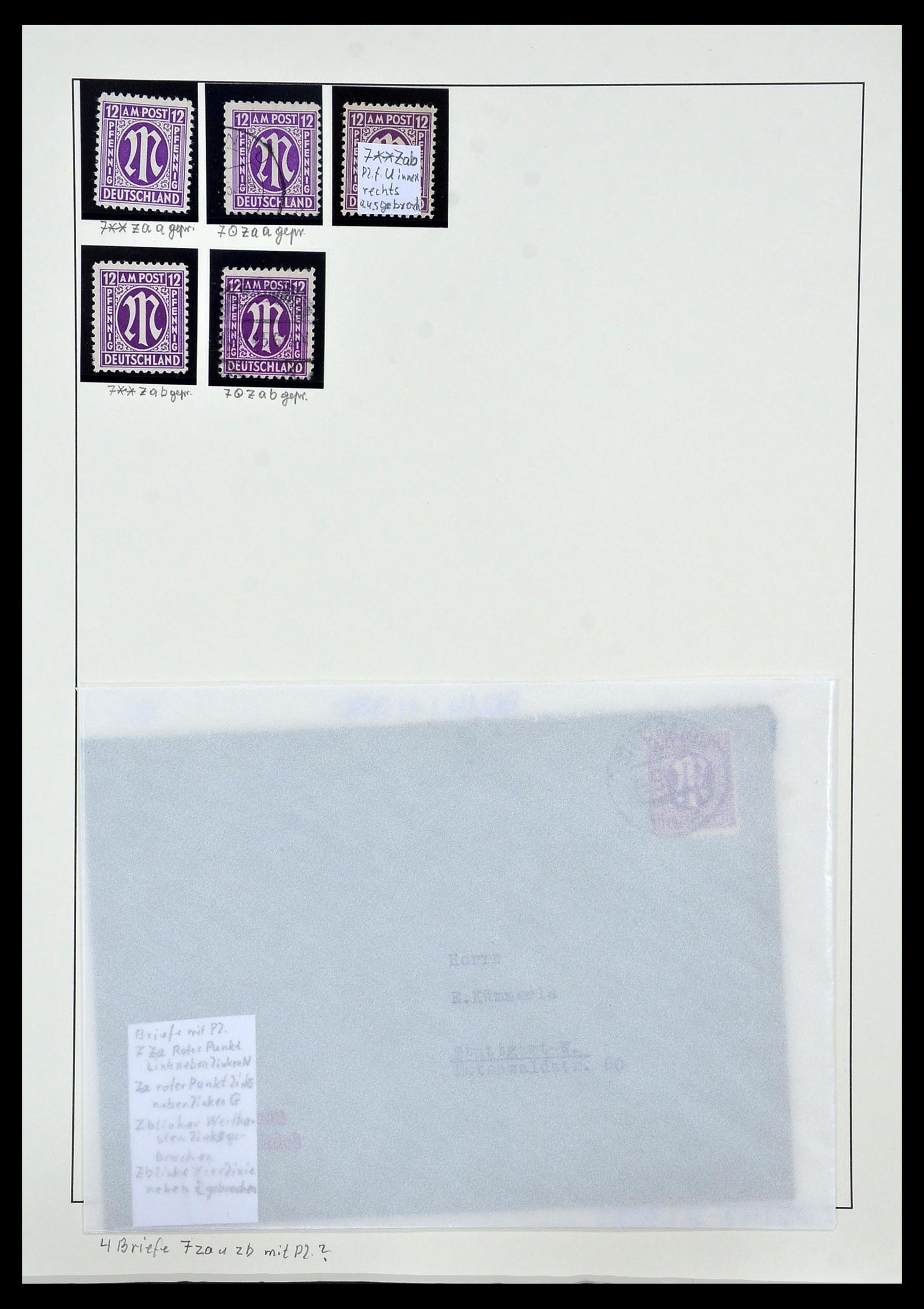 34152 027 - Stamp collection 34152 German Zones 1945-1949.
